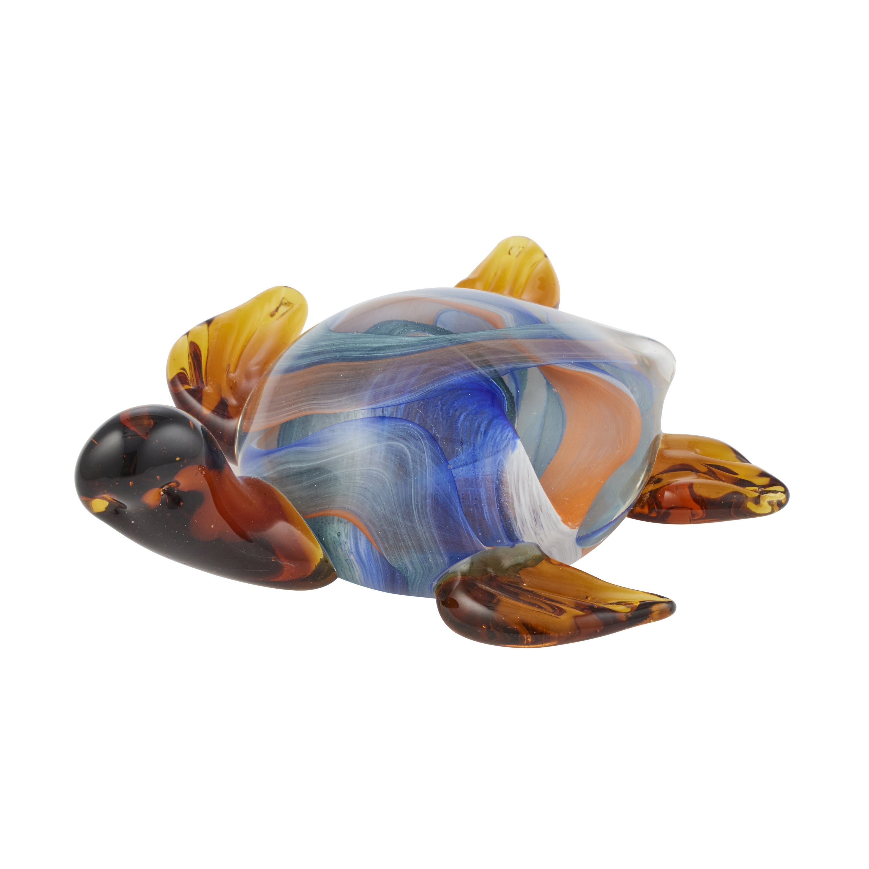 Tommy Turtle Glass Sculpture 15.5x12x5cm-Decor Items-Coast To Coast Home-The Bay Room