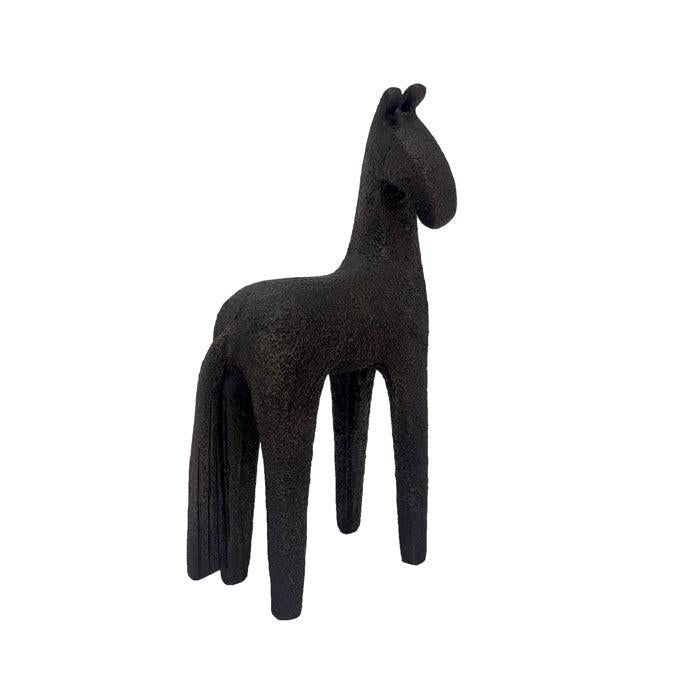 Tonto Resin Horse Black Small-Decor Items-Pure Homewares-The Bay Room