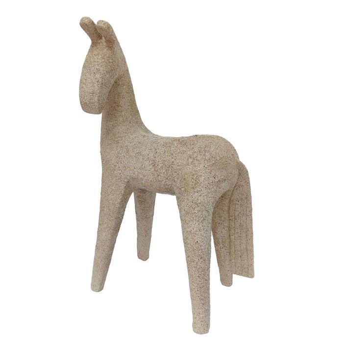 Tonto Resin Horse Tan Large-Decor Items-Pure Homewares-The Bay Room