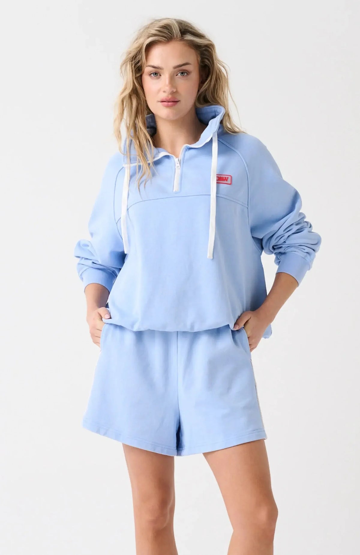 Tory Sweater - Cornflower-Knitwear & Jumpers-Cartel & Willow-The Bay Room