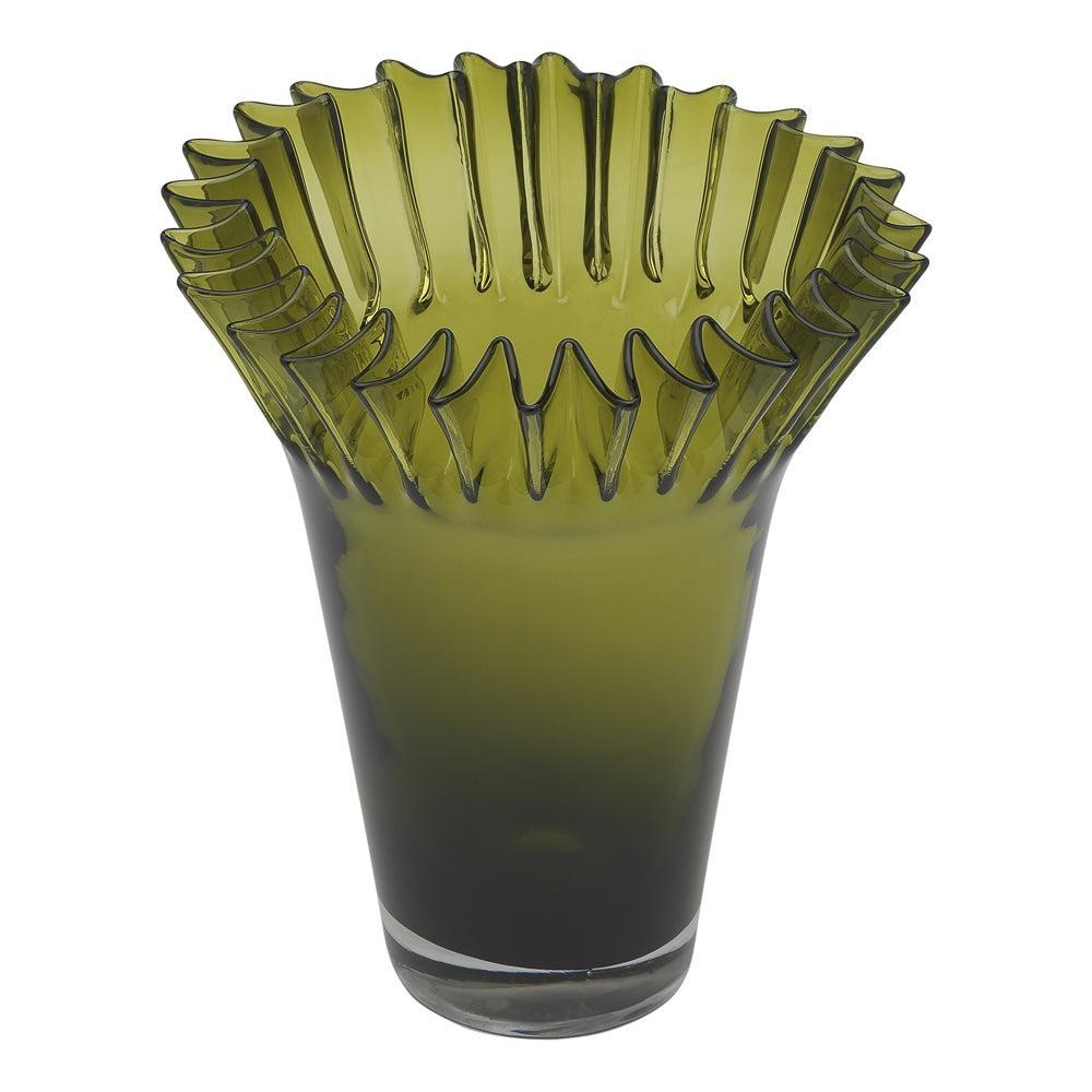 Tousle Fluted Vase 29cm Meadow-Pots, Planters & Vases-Ecology-The Bay Room
