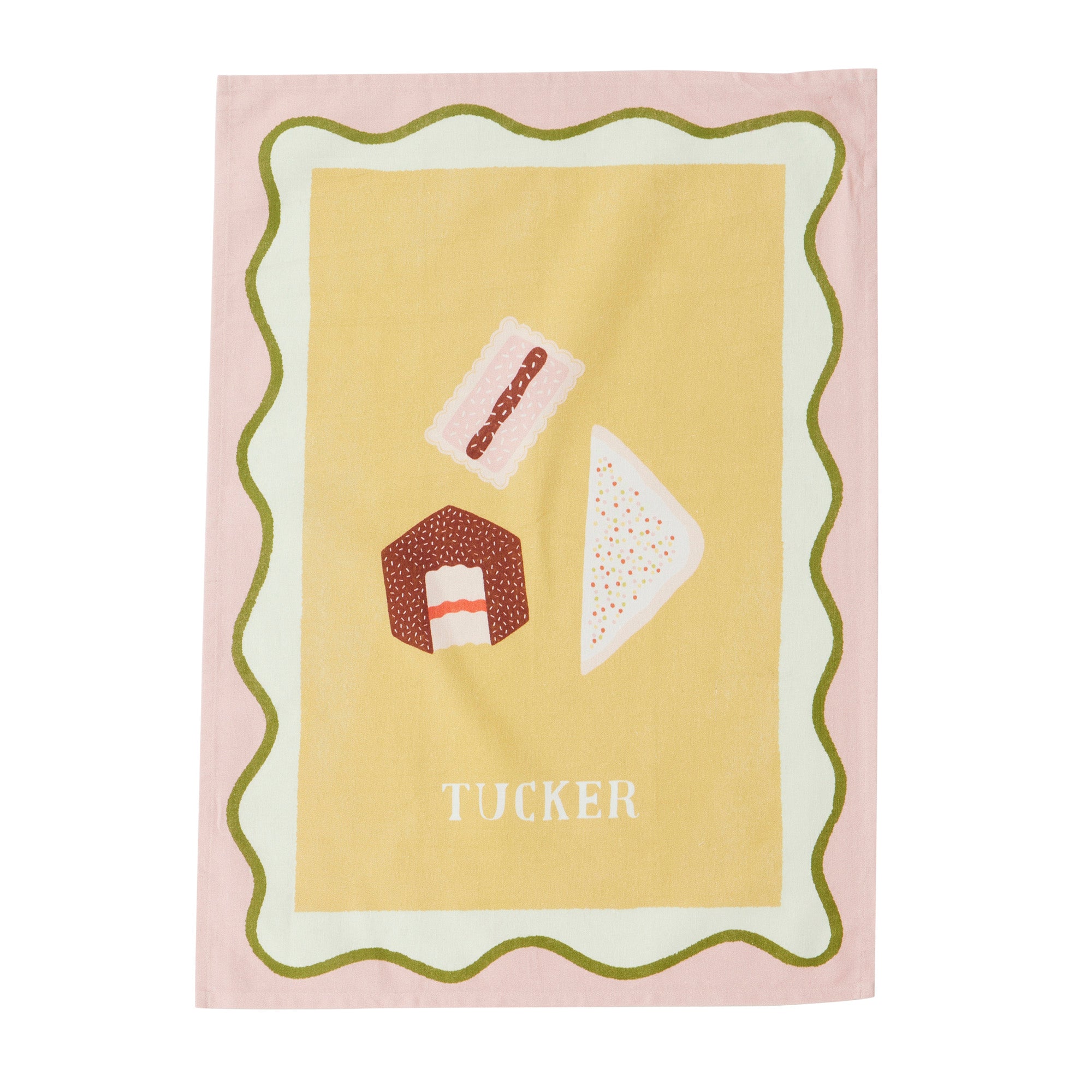 Tucker Cotton Tea Towel 50x70cm Mustard-Kitchenware-Coast To Coast Home-The Bay Room