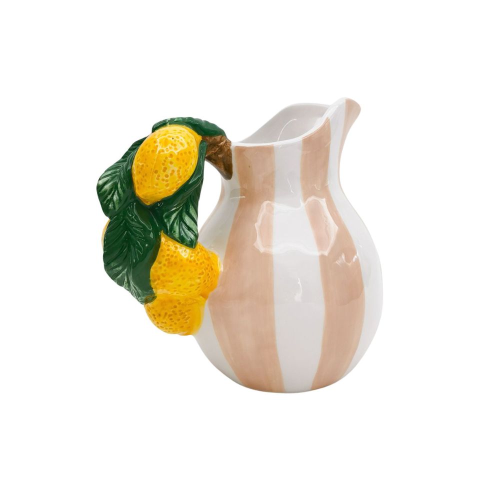 Tuscan Lemon Jug Pink 15cm-Pots, Planters & Vases-Urban Products-The Bay Room