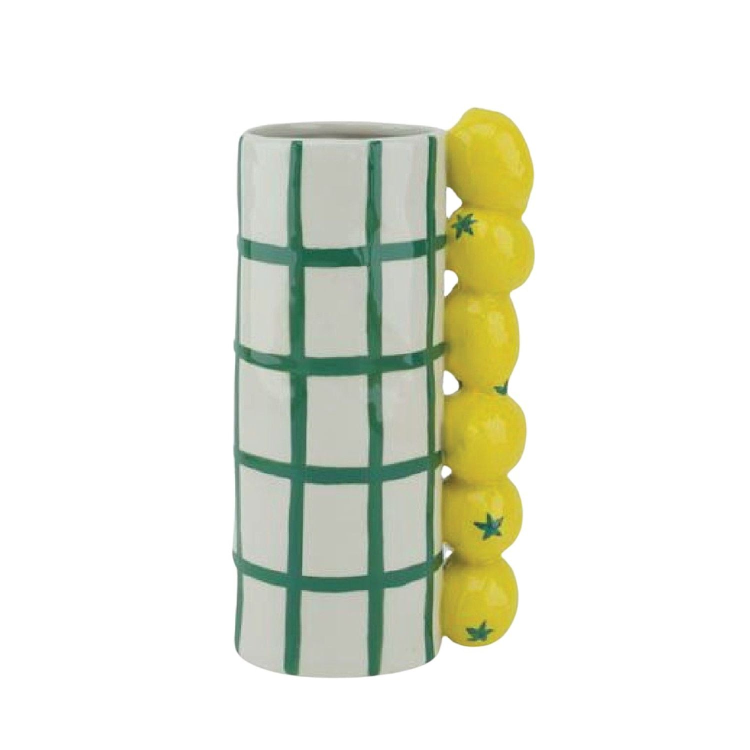 Tuscan Lemon Vase Yellow 19cm-Pots, Planters & Vases-Urban Products-The Bay Room