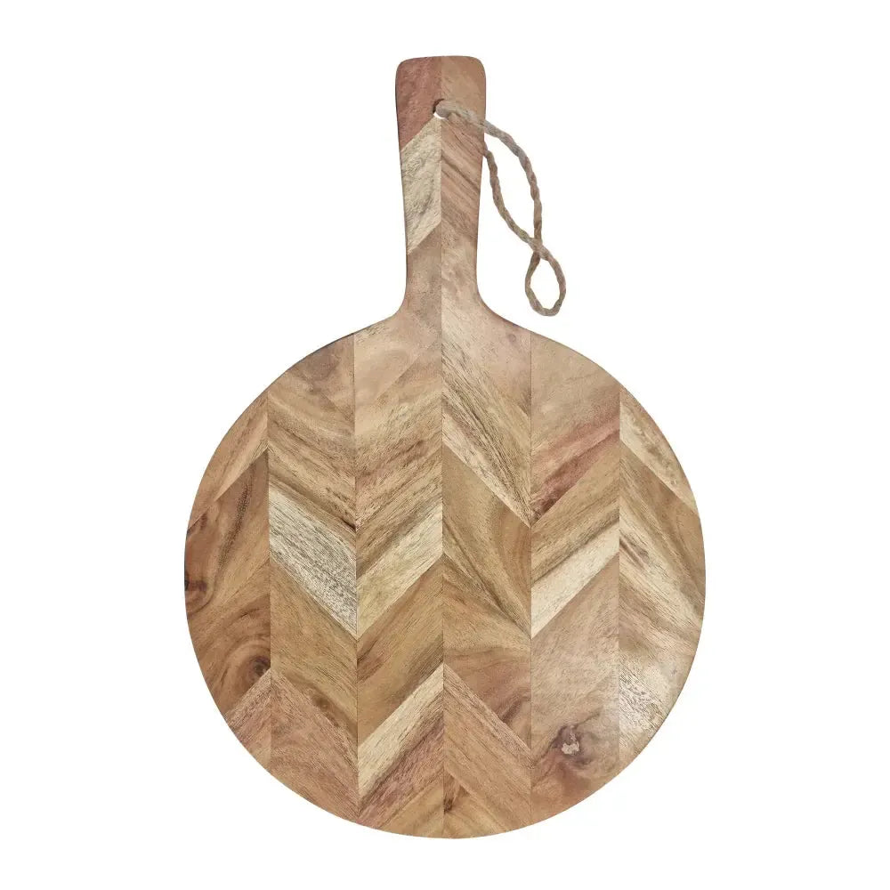 Tyrone Serving Board Round 40x28cm Natural-Dining & Entertaining-J.elliot-The Bay Room