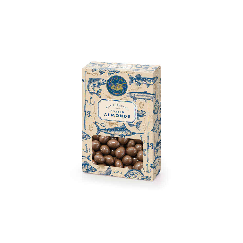 VPC Milk Chocolate Almonds Fishing 220g-Gourmet Food & Drink-Gourmet Brands-The Bay Room
