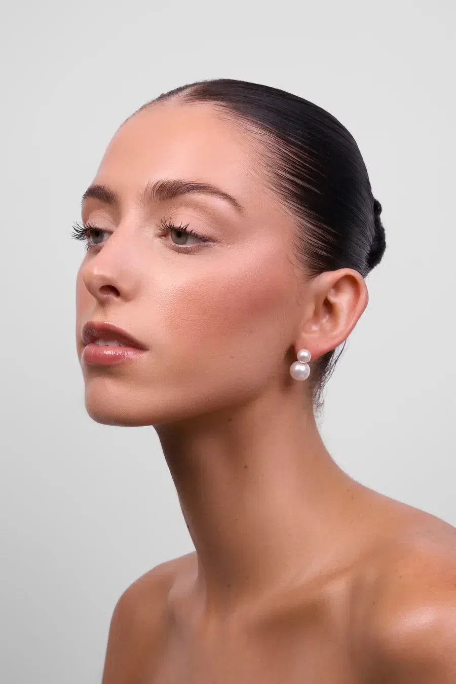 Valentina Double Pearl Earring-Jewellery-Liberte-The Bay Room