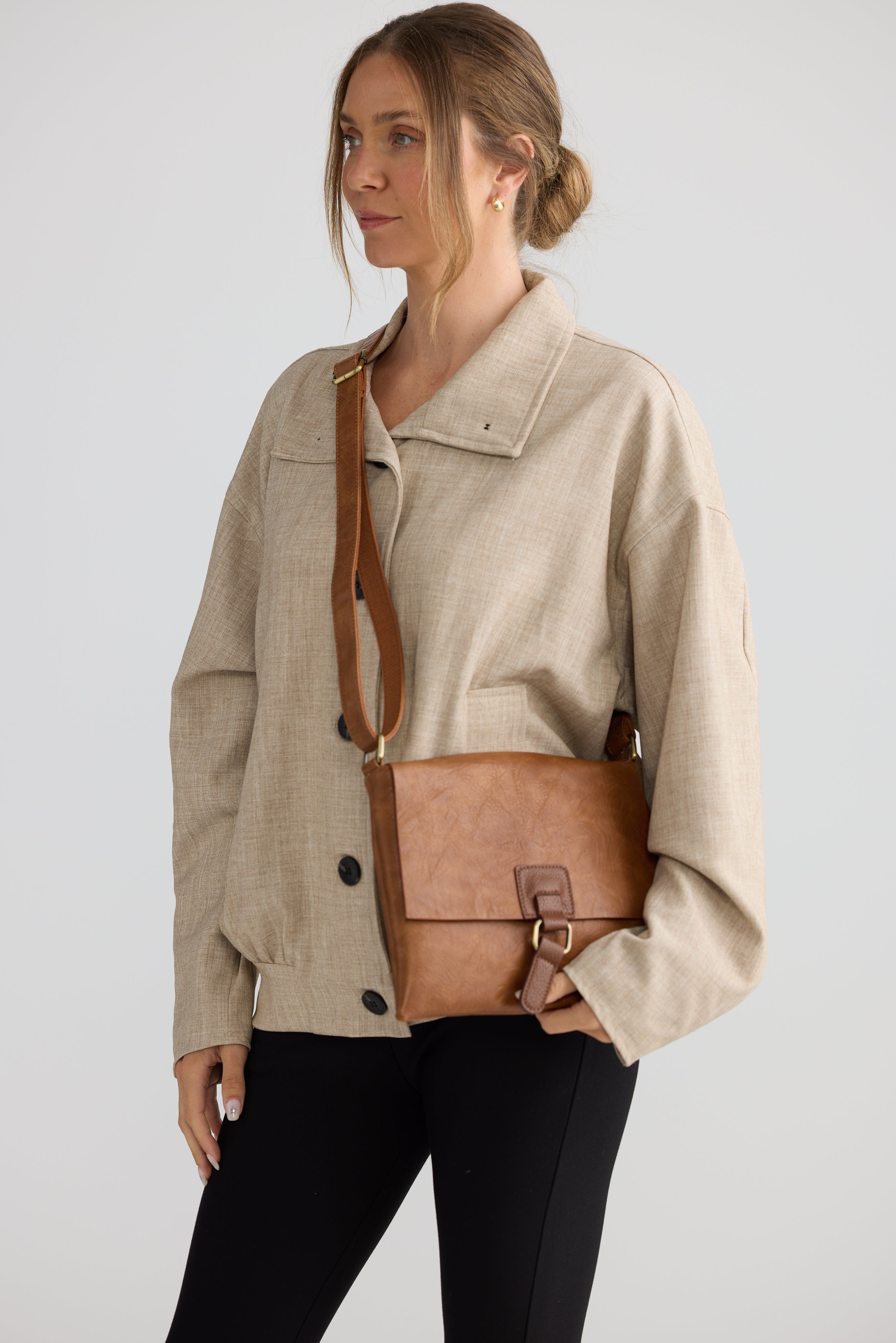 Valerie Bag - Tan-Bags & Clutches-Holiday-The Bay Room