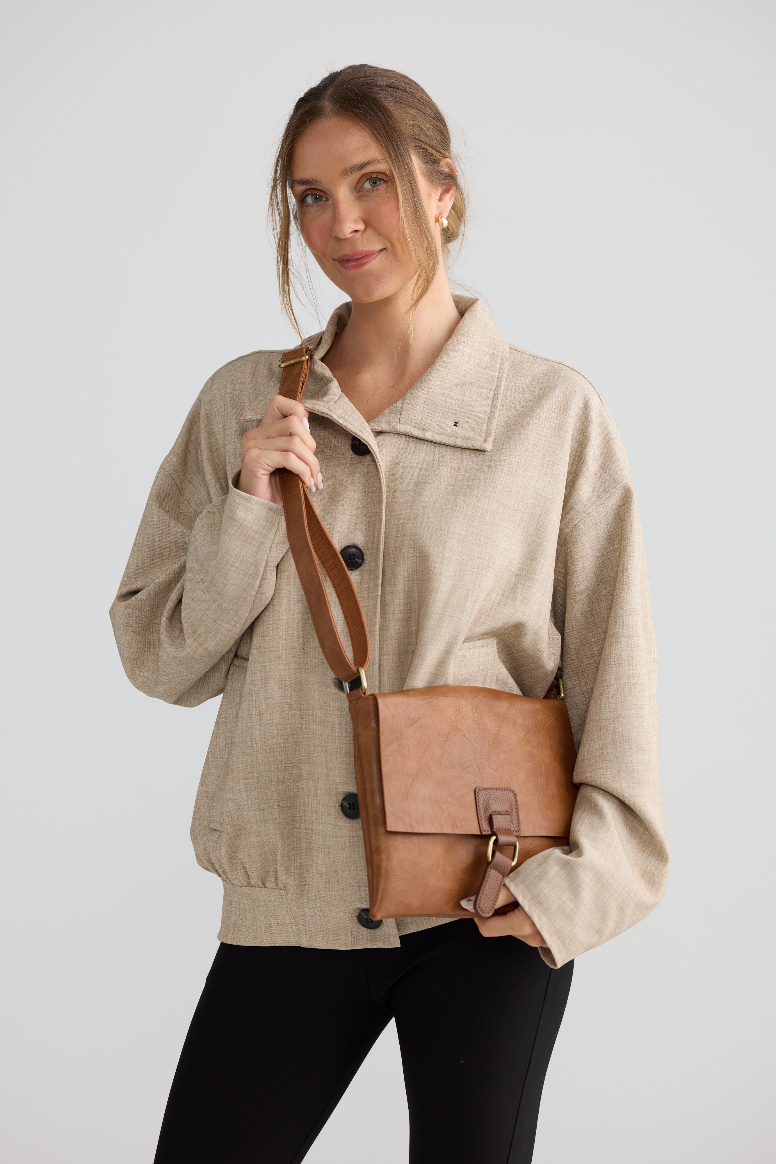 Valerie Bag - Tan-Bags & Clutches-Holiday-The Bay Room