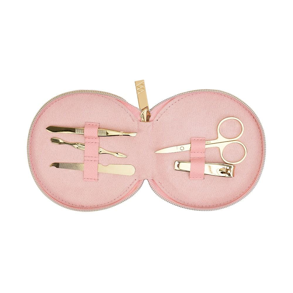 Vanity Scalloped Manicure Set - Baby Pink-Beauty & Well-Being-Annabel Trends-The Bay Room