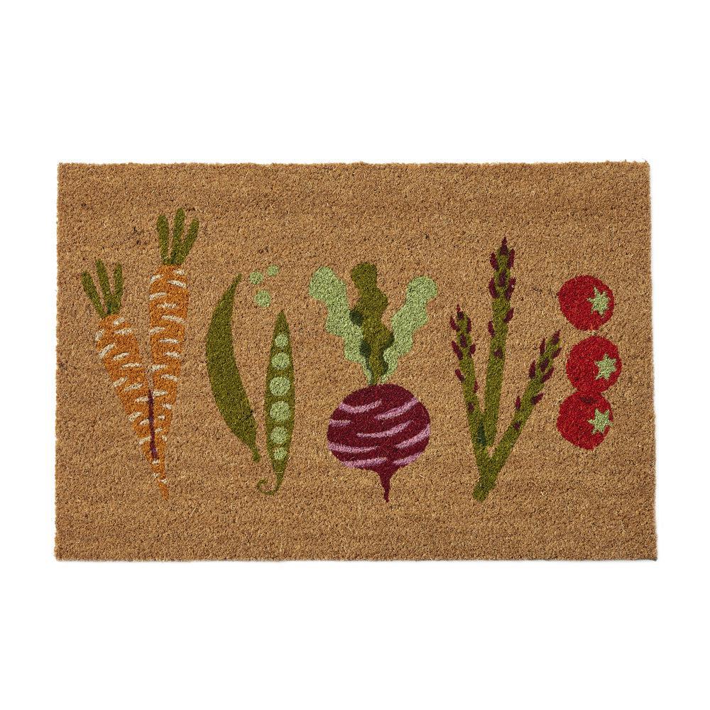 Veggies PVC Back Coir Mat 40x60cm-Floor Rugs & Doormats-Coast To Coast Home-The Bay Room