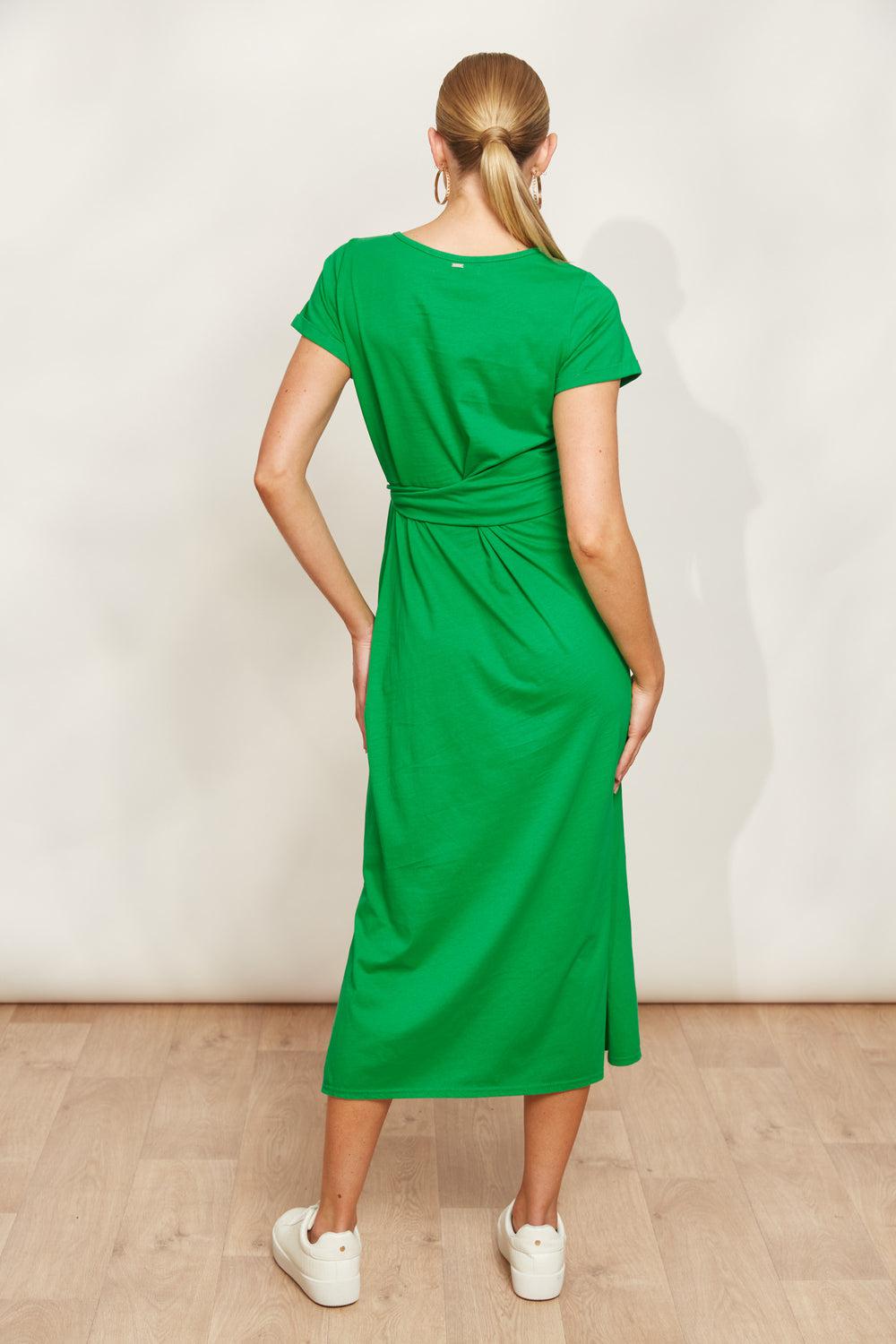 Verano Tie Dress - Emerald-General-Eb & Ive-The Bay Room