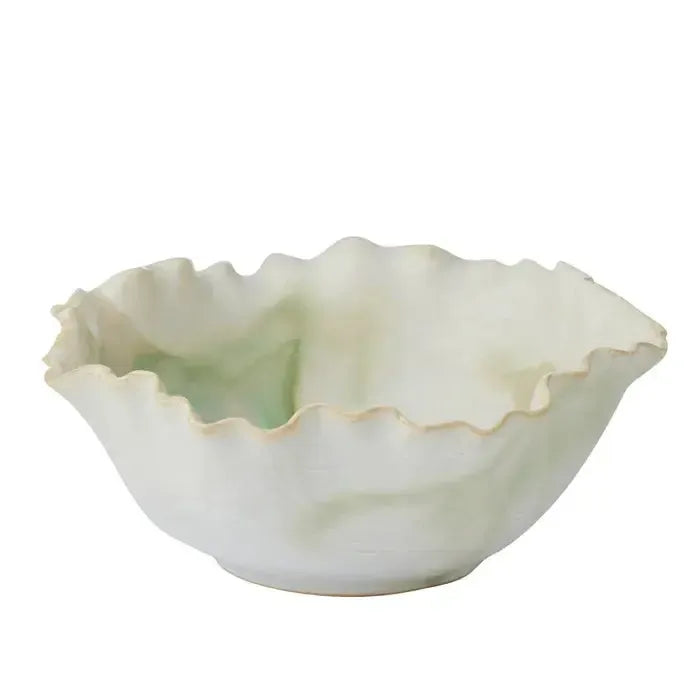 Vert Ceramic Bowl 25x9.5cm Natural/Green-Dining & Entertaining-Coast To Coast Home-The Bay Room