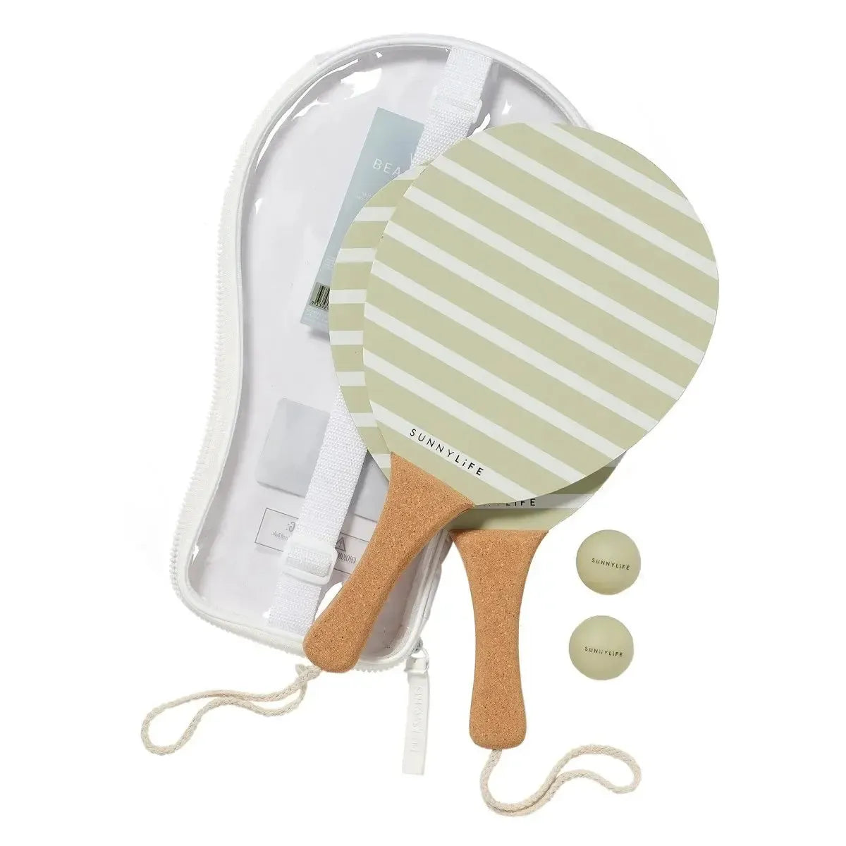 Vintage Beach Paddles La Palma Sage Stripe-Travel & Outdoors-Sunny Life-The Bay Room