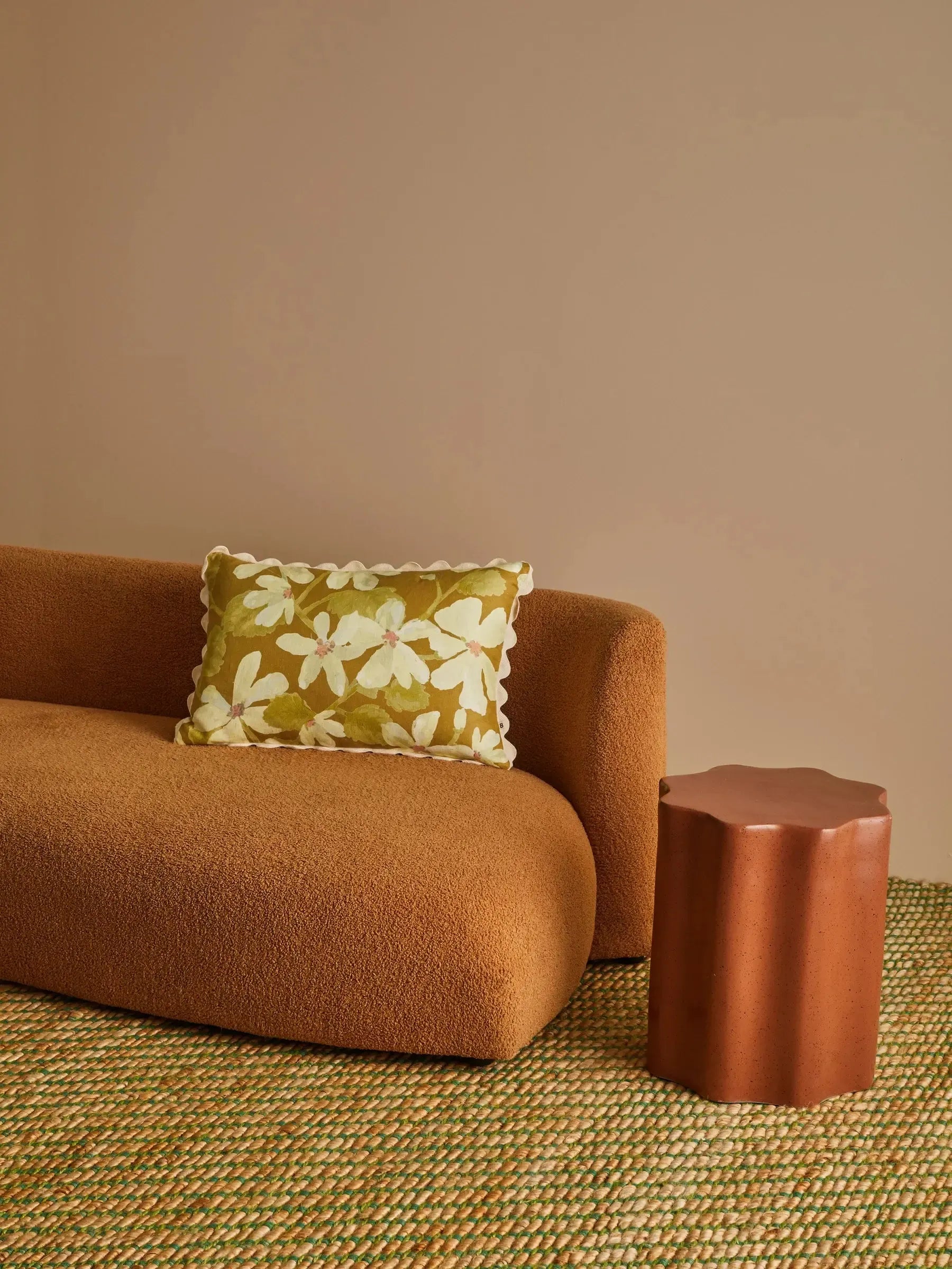 Violet Mustard 60x40cm Cushion-Soft Furnishings-Bonnie & Neil-The Bay Room