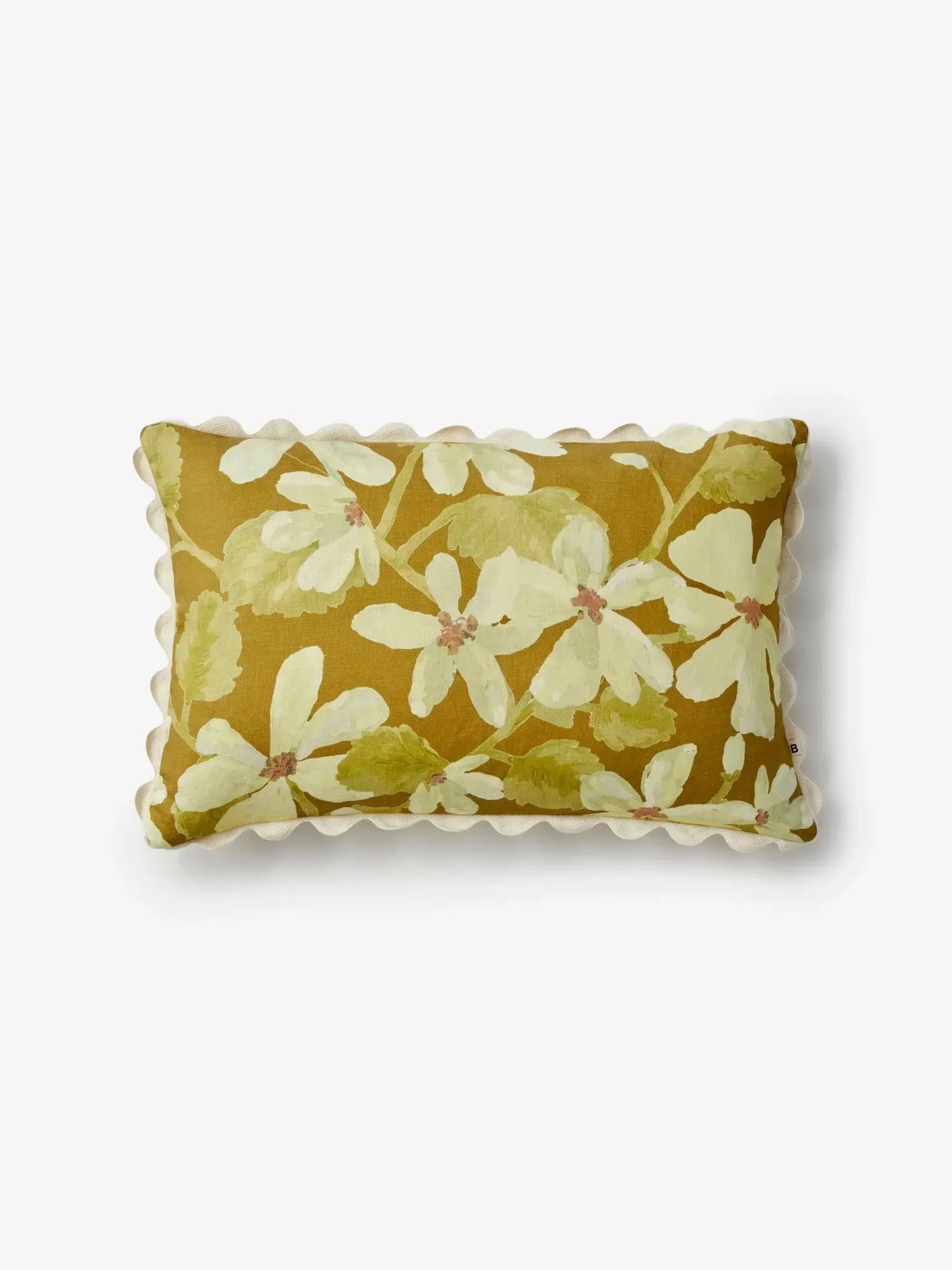 Violet Mustard 60x40cm Cushion-Soft Furnishings-Bonnie & Neil-The Bay Room