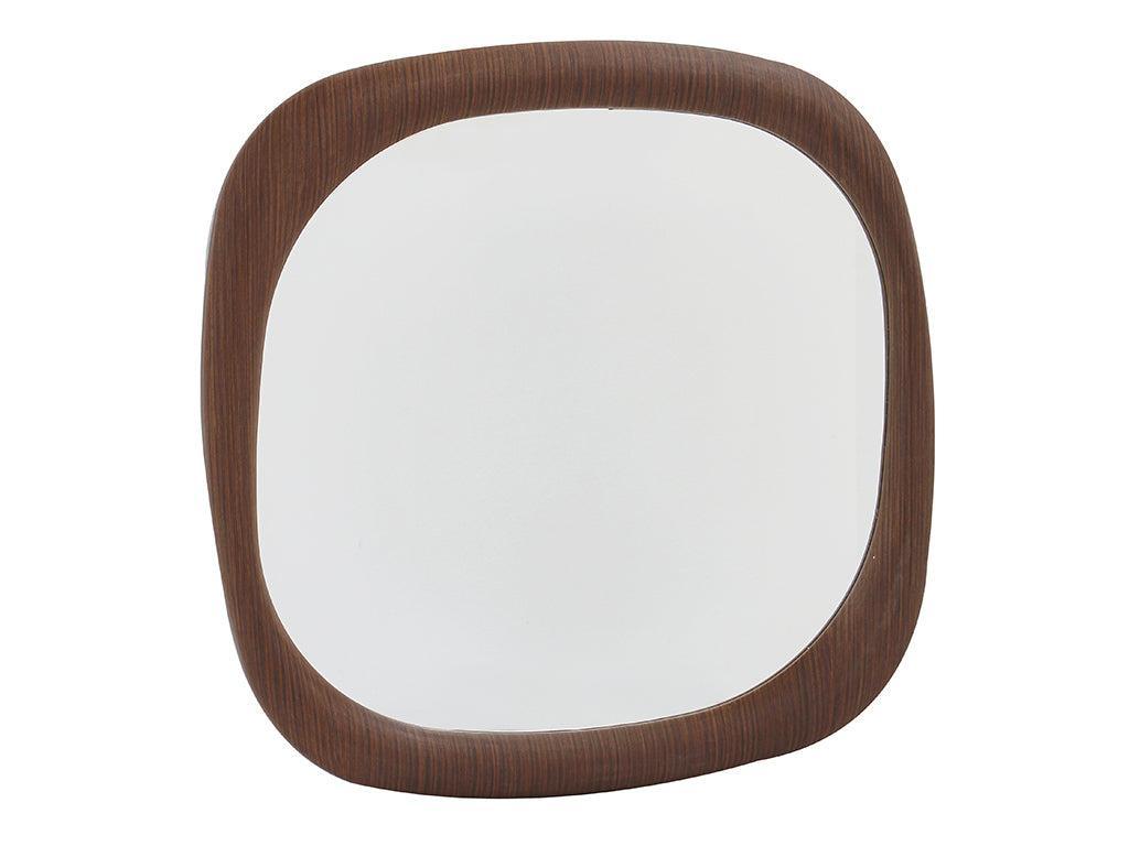 Vogue Mirror 90x90cm - Walnut-Robert Mark-The Bay Room