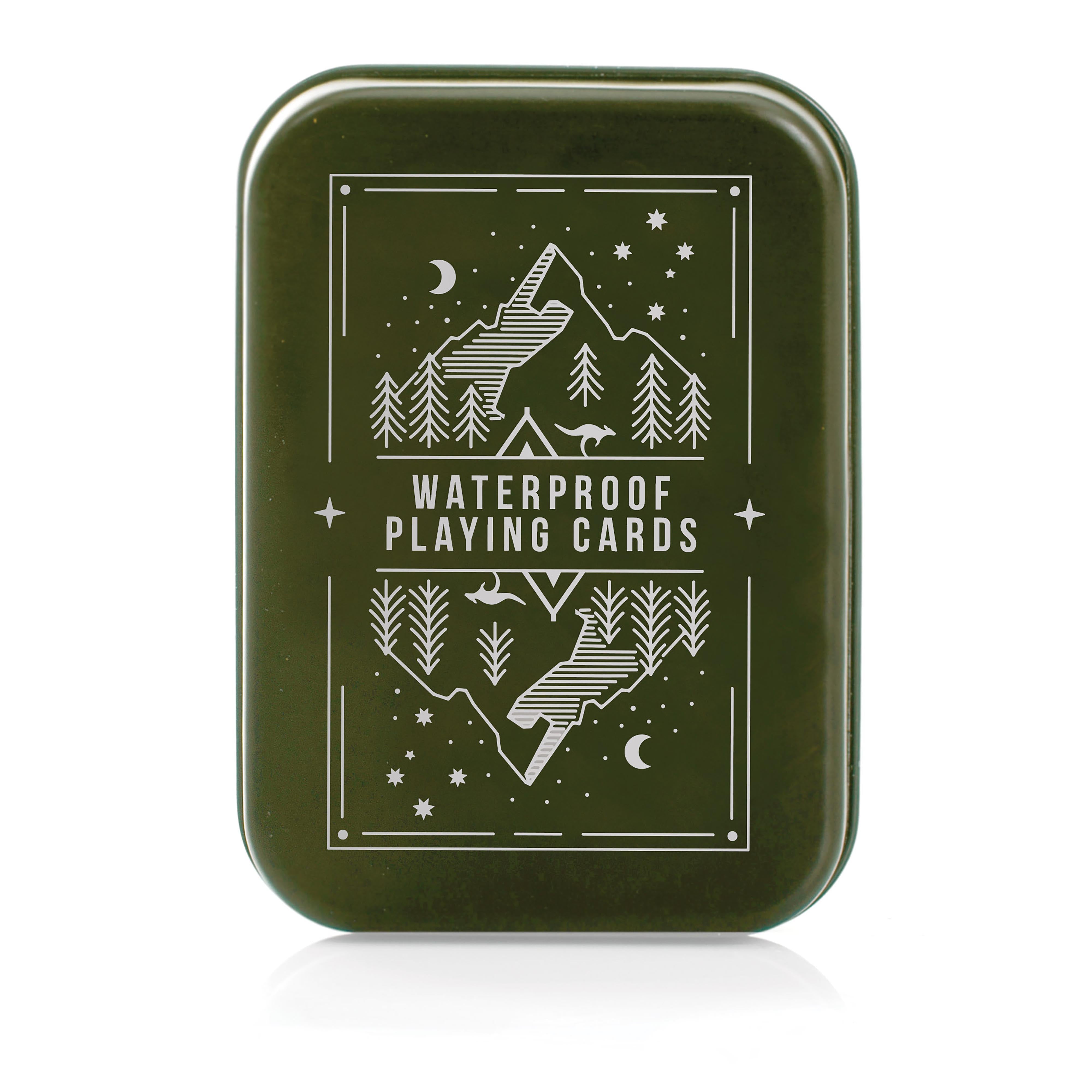 Waterproof Playing Cards in a Tin-Fun & Games-Maverick-The Bay Room