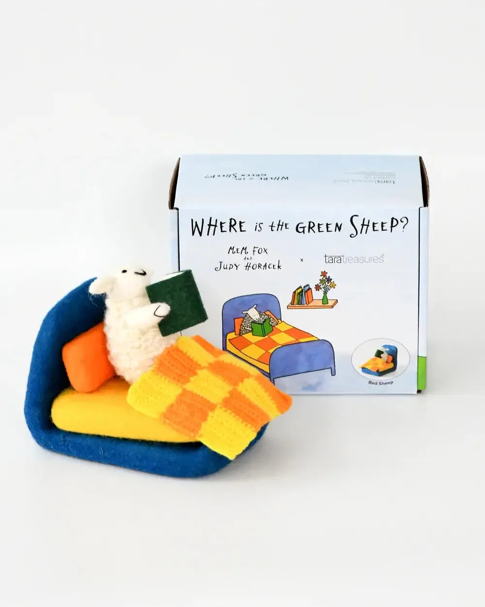Where Is The Green Sheep? Bed Sheep Play Set-Toys-Tara Treasures-The Bay Room