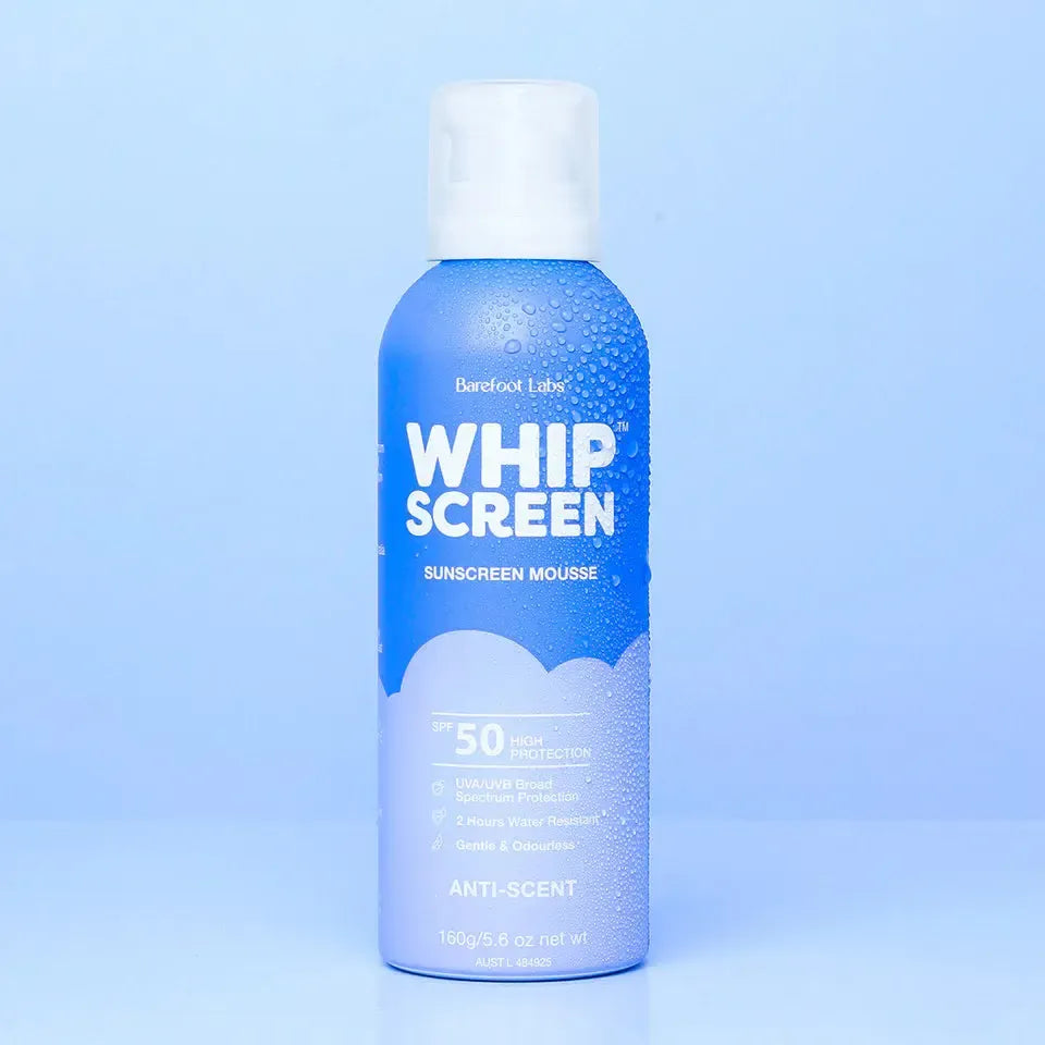 WhipScreen™ SPF50 Sunscreen Mousse - Anti-Scent-Beauty & Well-Being-Barefoot Labs-The Bay Room