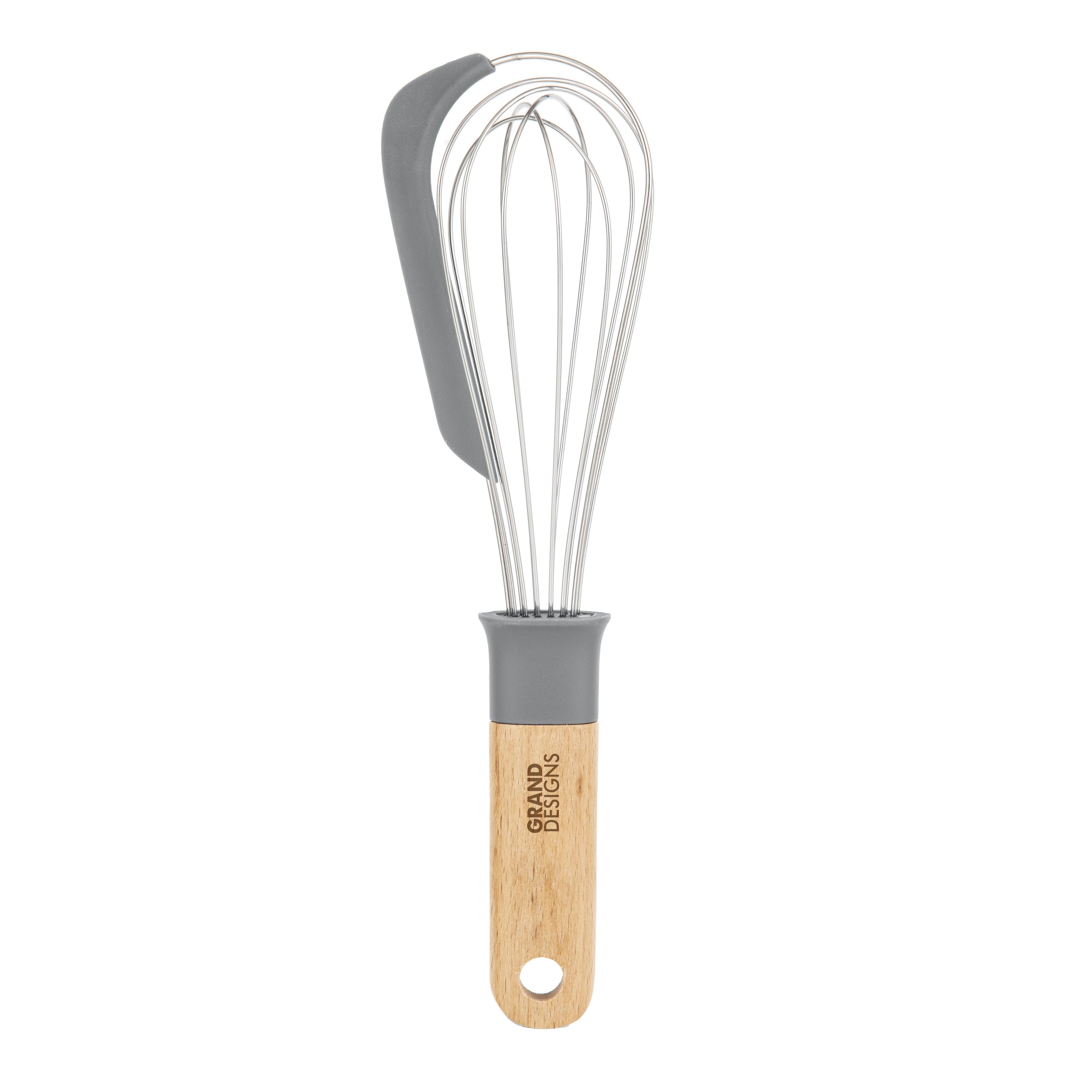 Whisk With Silicone Scraper-Kitchenware-Grand Designs-The Bay Room