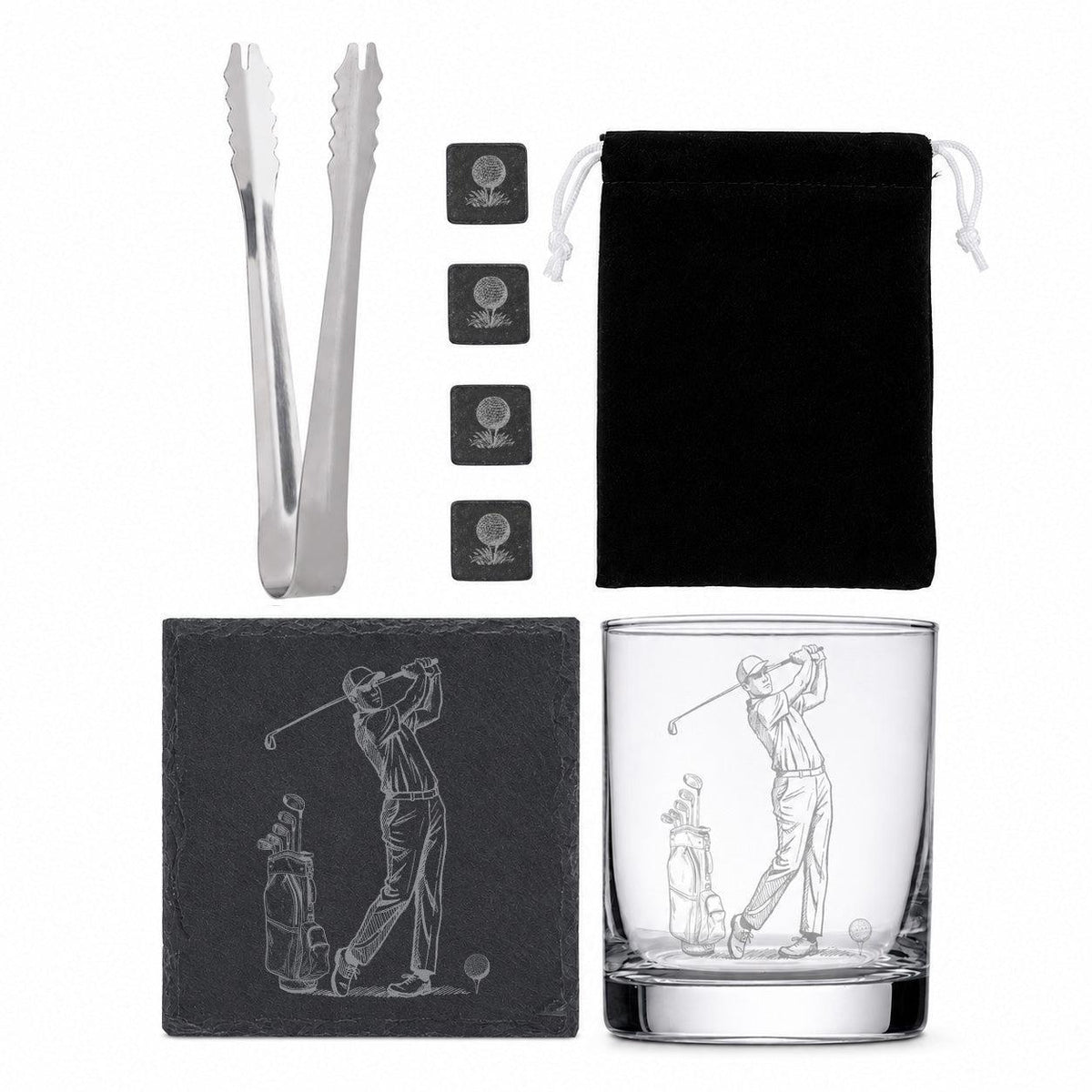 Whisky Business Golf 9pc Whisky Set-Dining & Entertaining-Tempa-The Bay Room