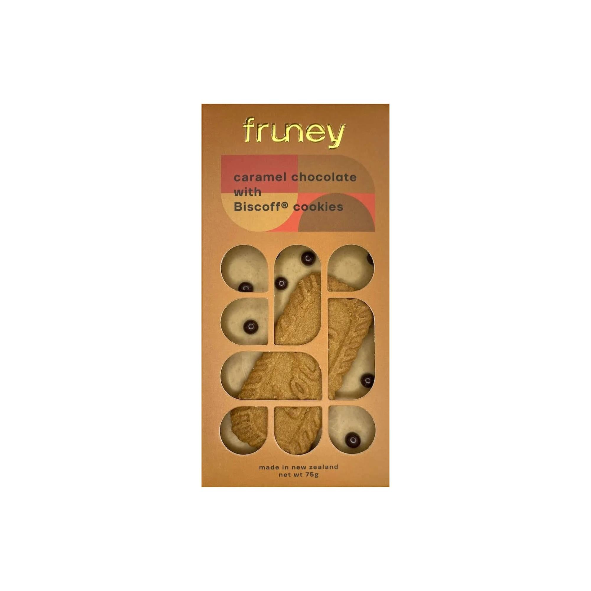 White Caramel Chocolate Biscoff 75g-Gourmet Food & Drink-Fruney-The Bay Room