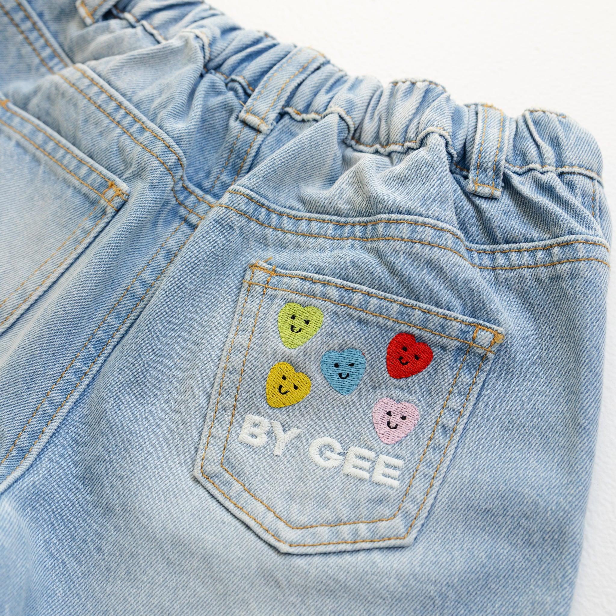 Wide Leg Denim Jeans-Clothing & Accessories-BY GEE-The Bay Room