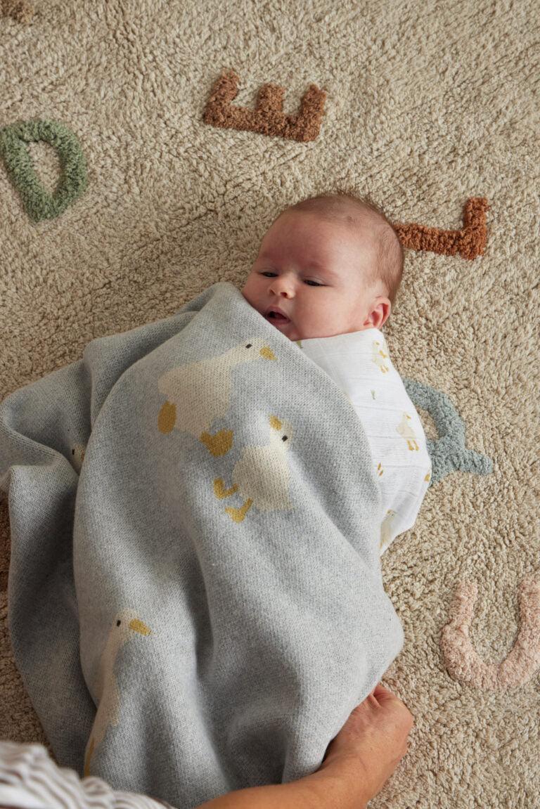 Wiggles Knitted Baby Blanket-Nursery & Nurture-Jiggle & Giggle-The Bay Room