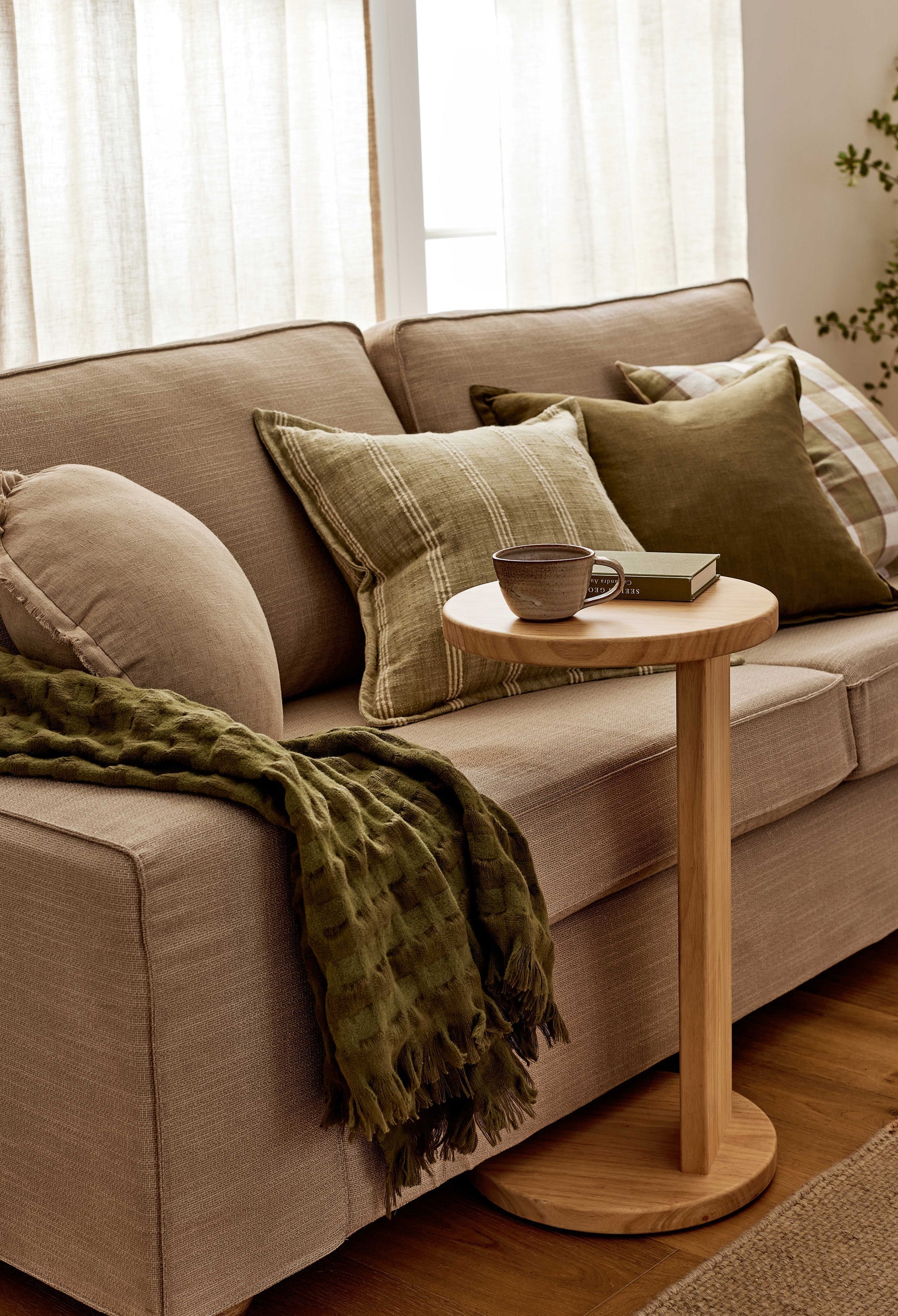 Wilbur Natural Sofa Table-Furniture-Madras Link-The Bay Room