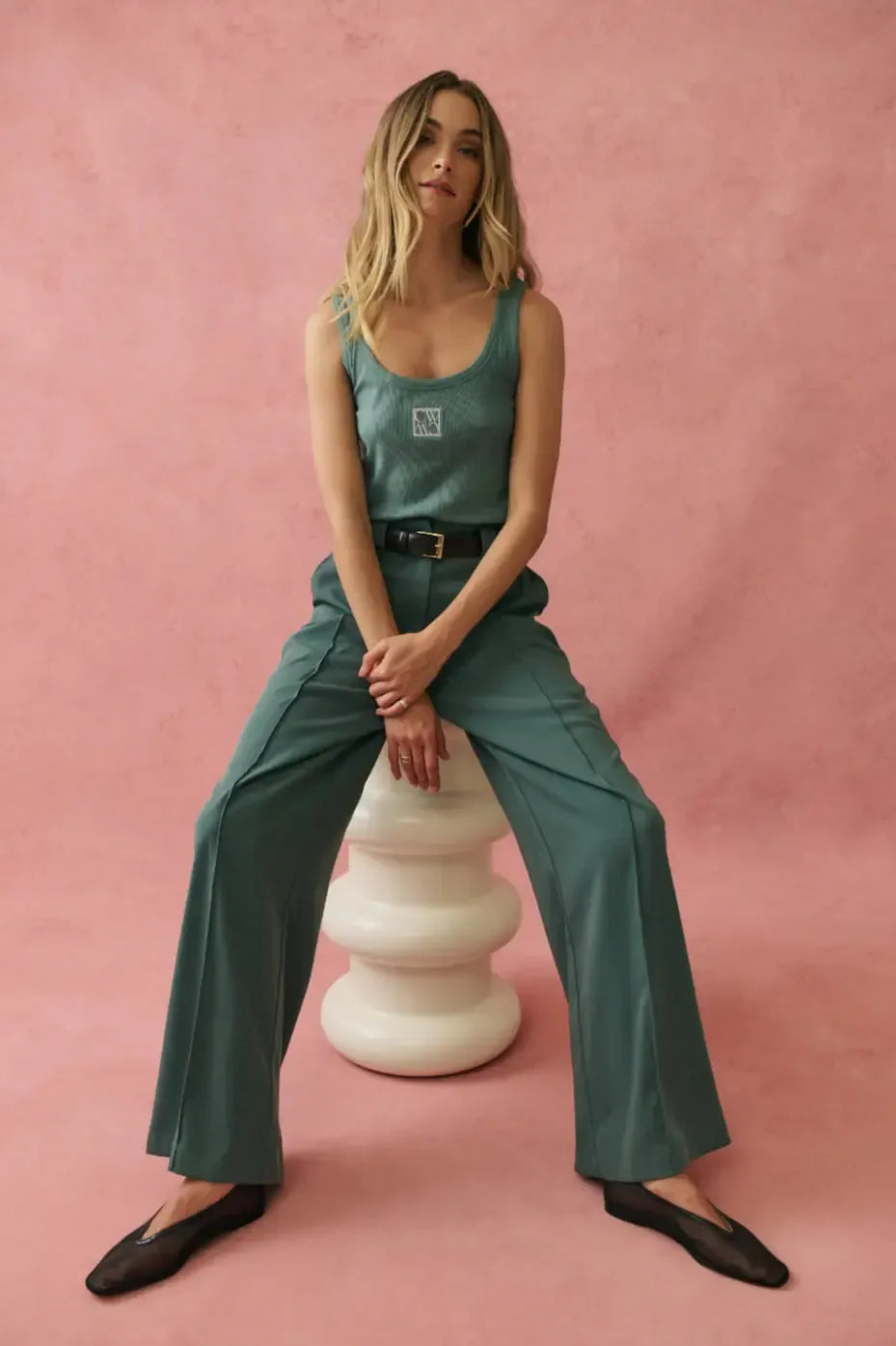 Willa Pant - Alpine Mist-Pants-Cartel & Willow-The Bay Room
