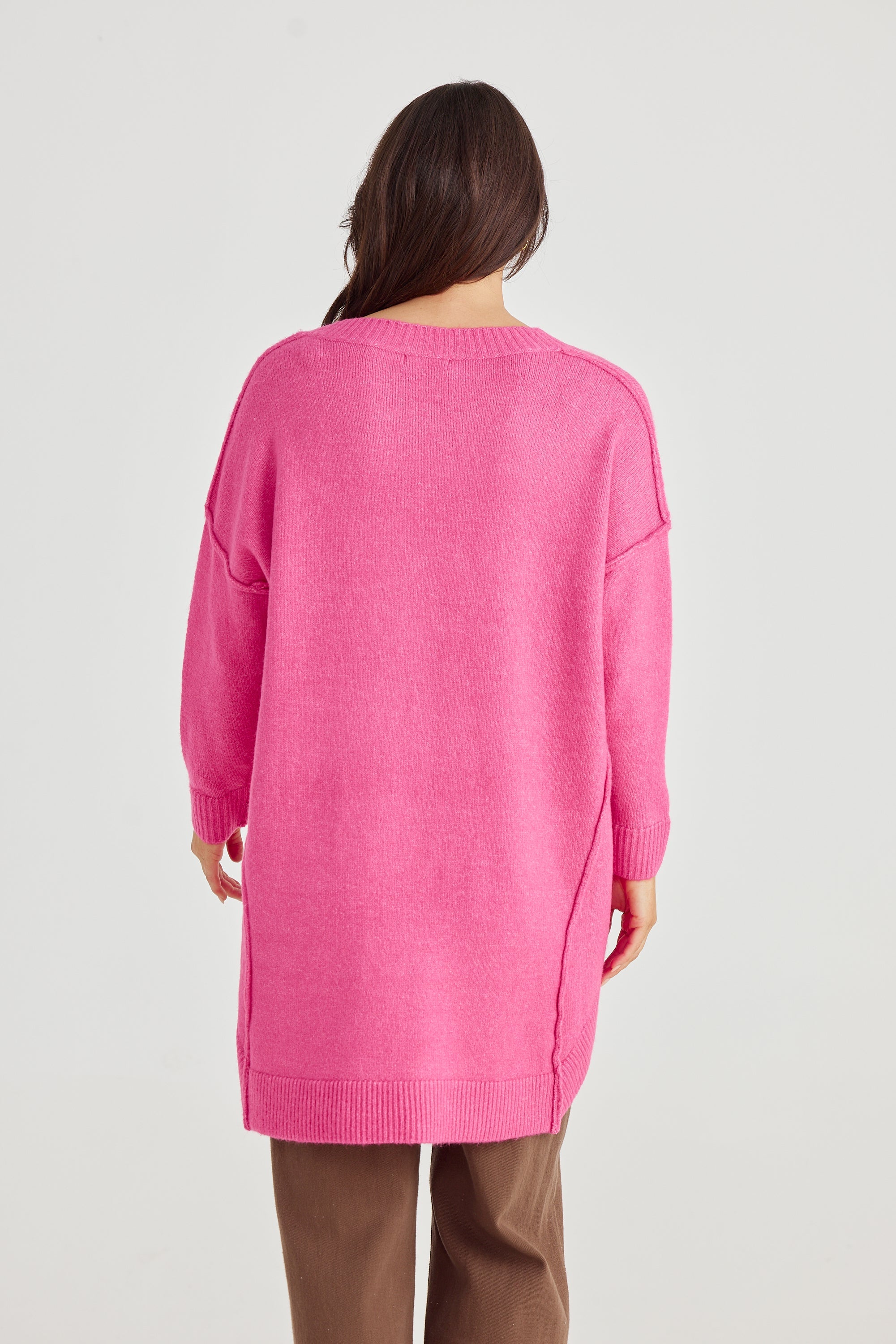 Wiltshire Knit - Pink-Knitwear & Jumpers-Brave & True-The Bay Room