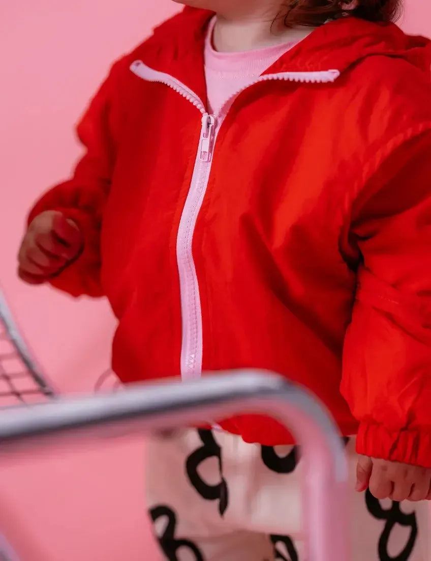 Windbreaker in Cherry-Clothing & Accessories-Sonny Label-The Bay Room