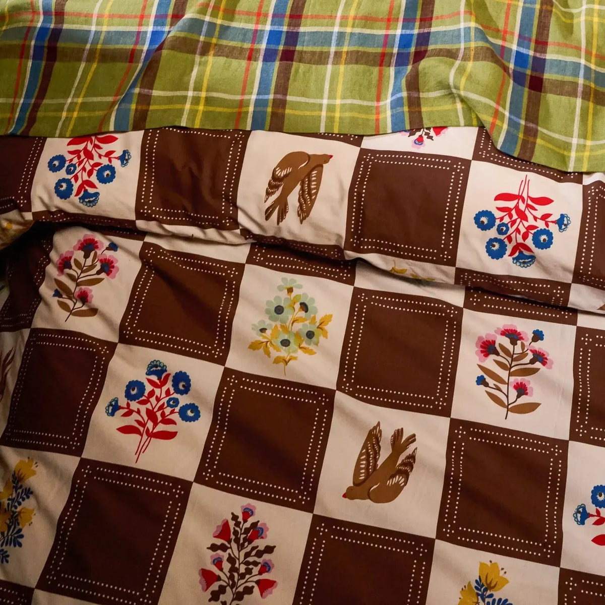 Winona Cotton Quilt Cover-Soft Furnishings-Sage & Clare-The Bay Room