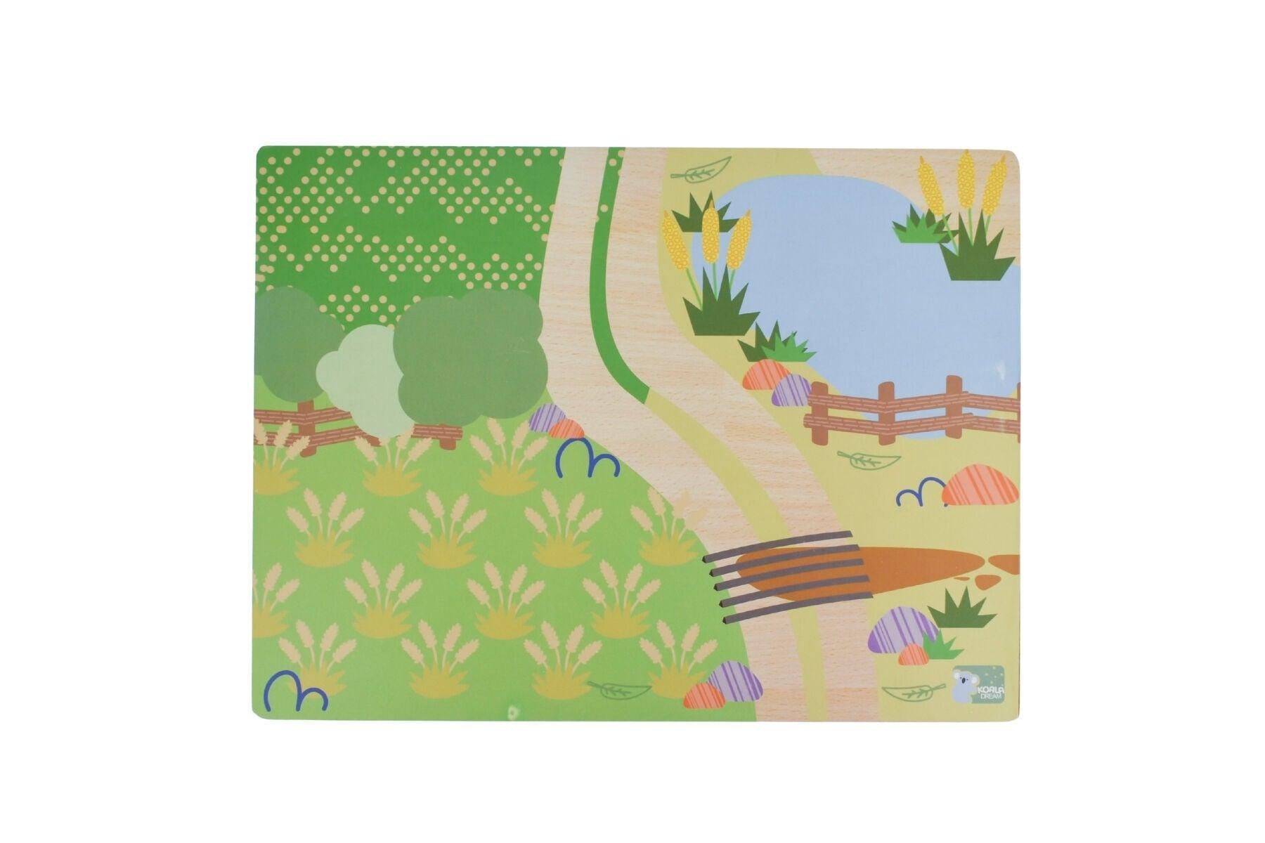 Wooden Chunky Aussie Farm Animal Puzzle-Toys-Eleganter-The Bay Room