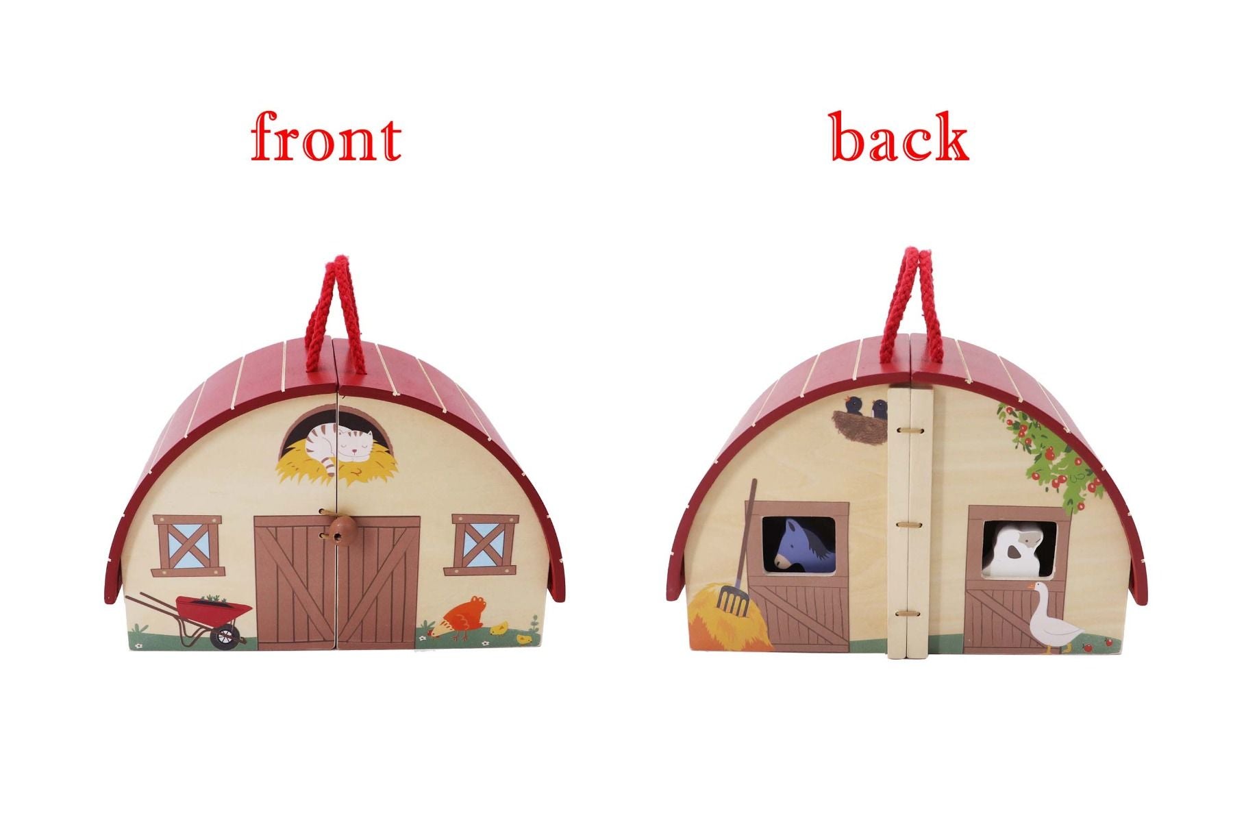 Wooden Farm Playset-Toys-ToysLink-The Bay Room
