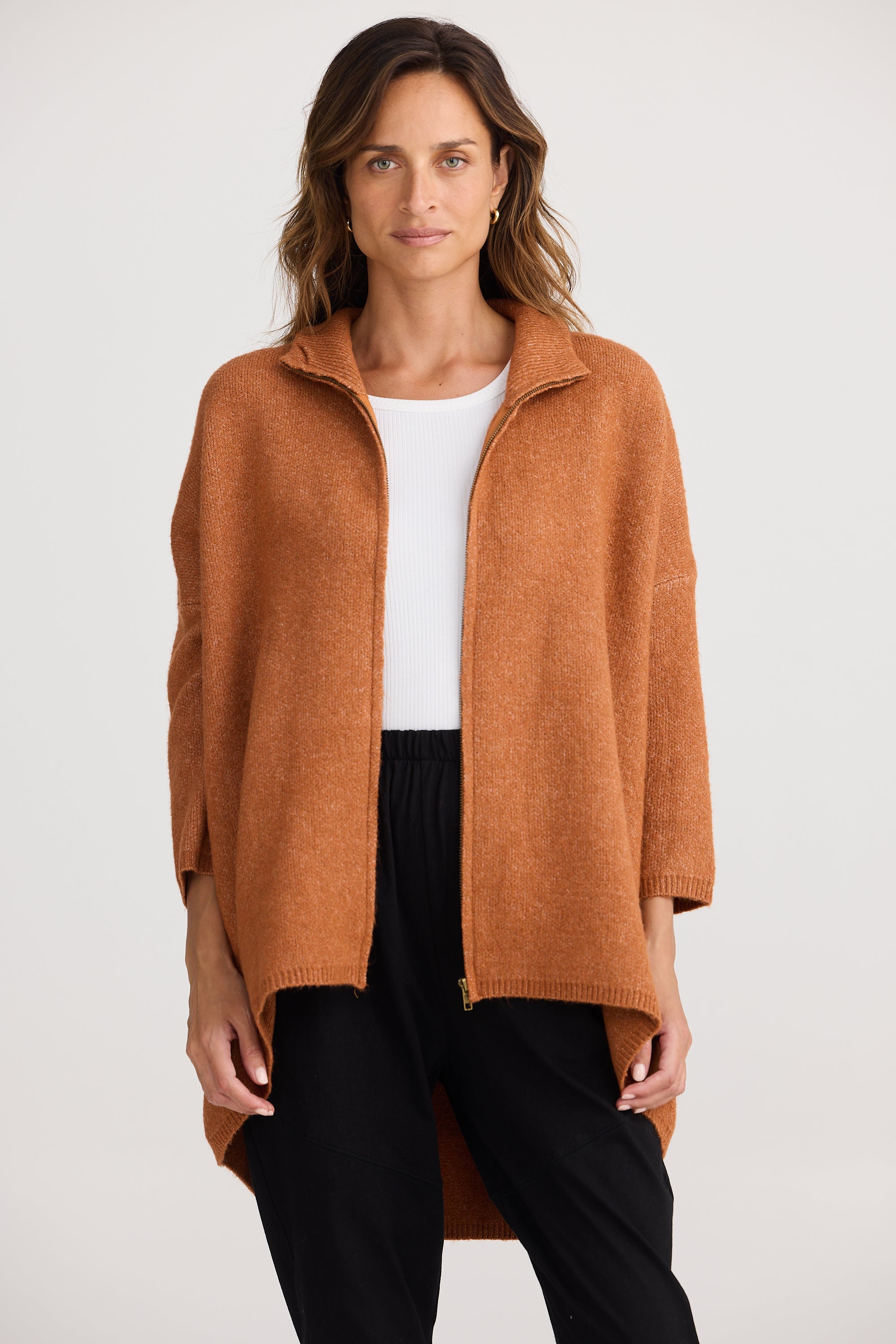 Woodside Poncho - Spice-Kimonos & Ponchos-Home Love-The Bay Room