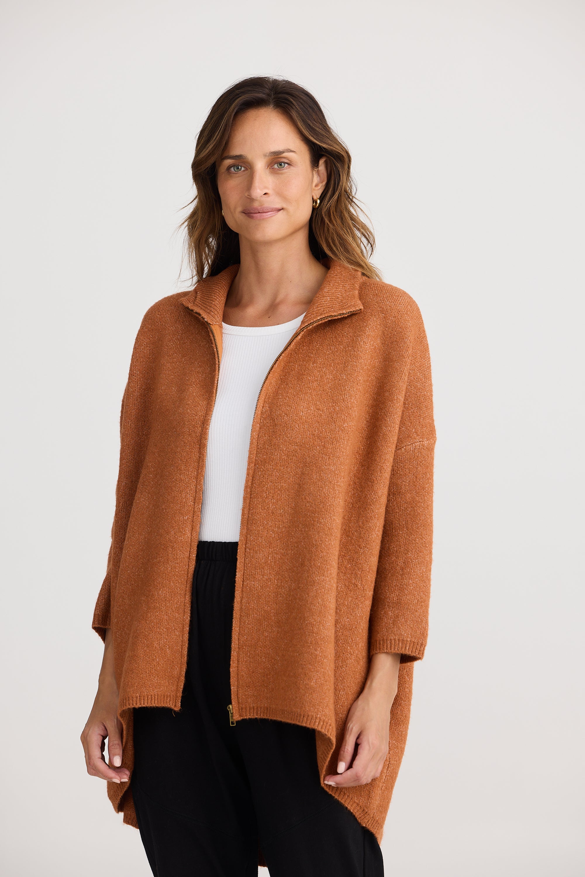 Woodside Poncho - Spice-Kimonos & Ponchos-Home Love-The Bay Room