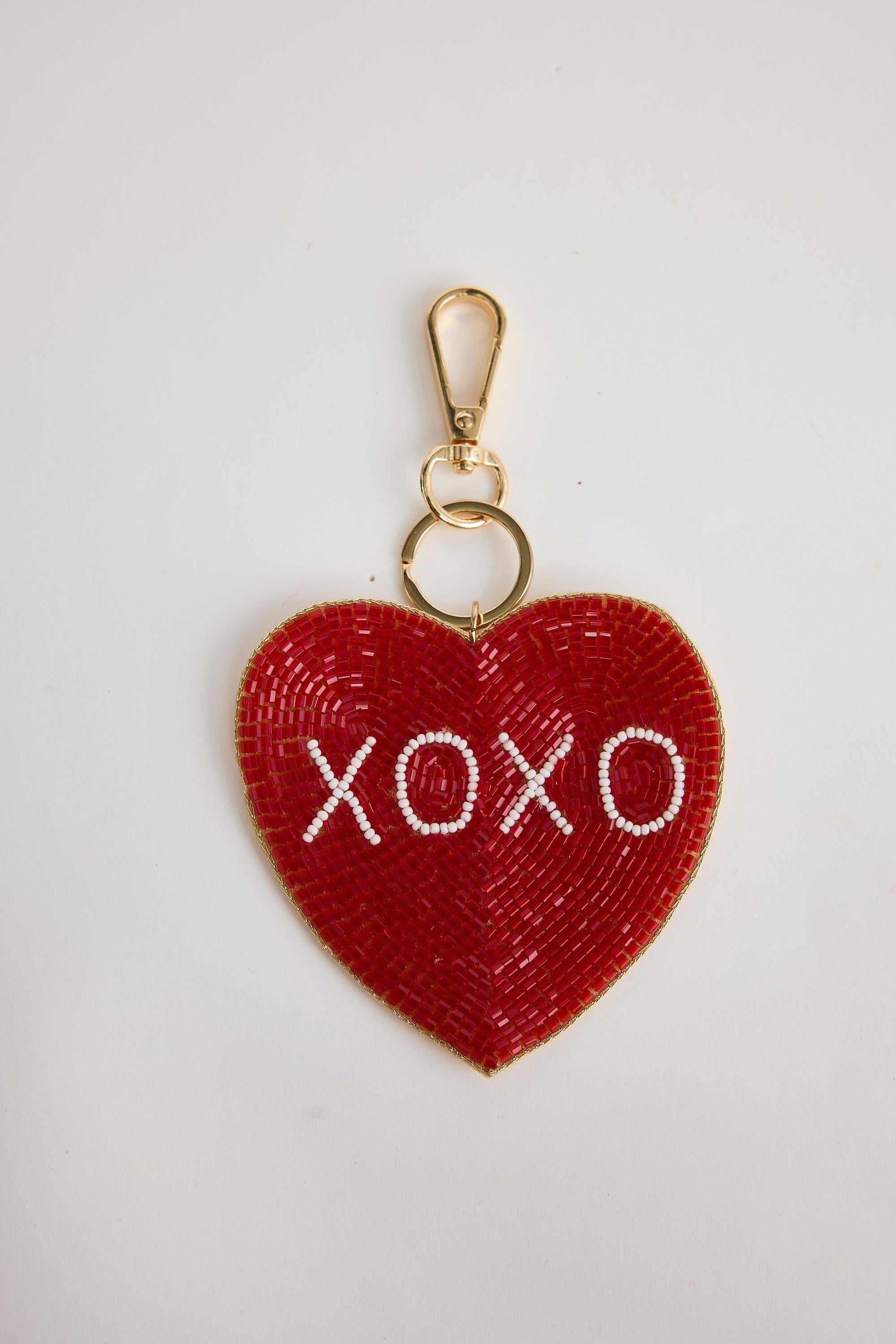 XOXO Keyring - Red-Keyrings-Holiday-The Bay Room