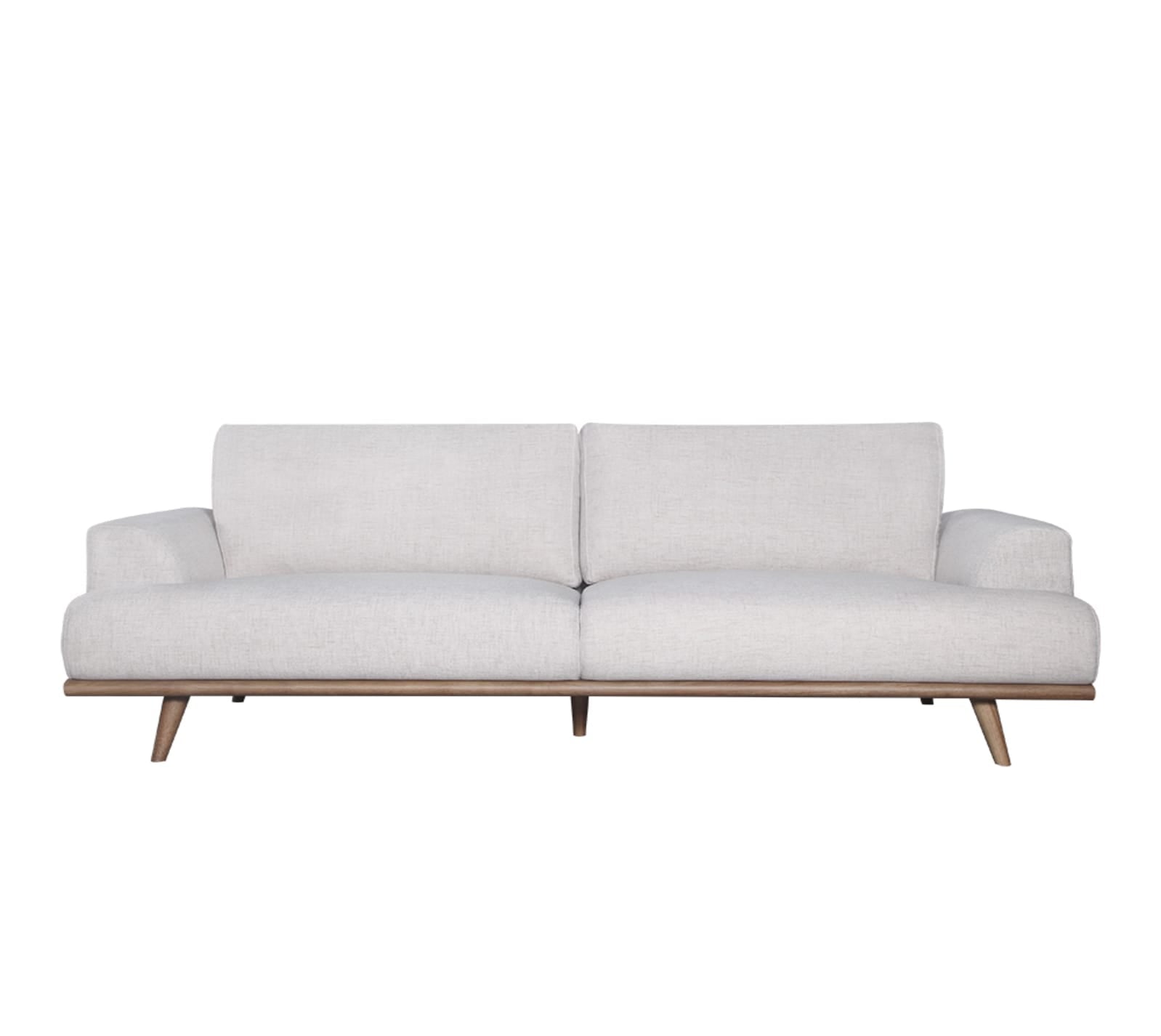 Xander 3 Seater Sofa Luna Almond 227x94x88cm-Furniture-Elme Living-The Bay Room