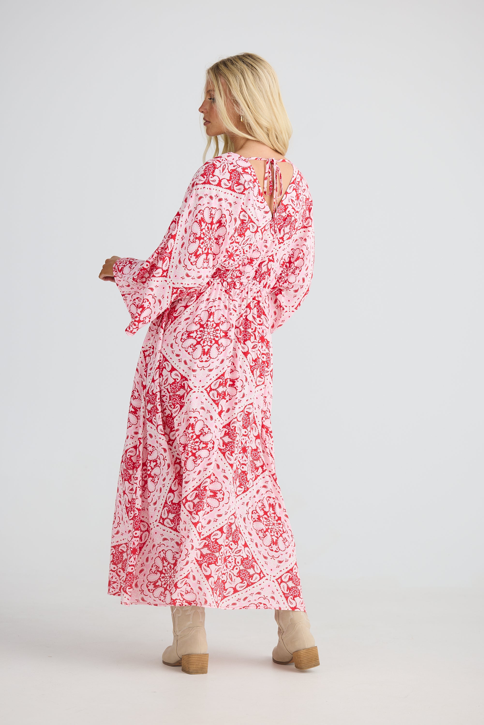 Yuki Midi Dress - Wild Heart Bandana-Dresses-Talisman-The Bay Room