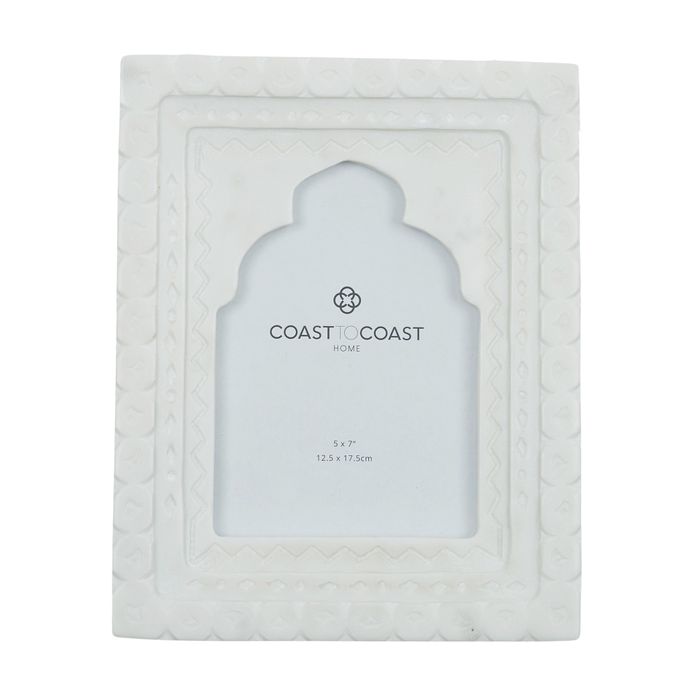 Zagora Marble 5x7" Photo Frame-Decor Items-Coast To Coast Home-The Bay Room