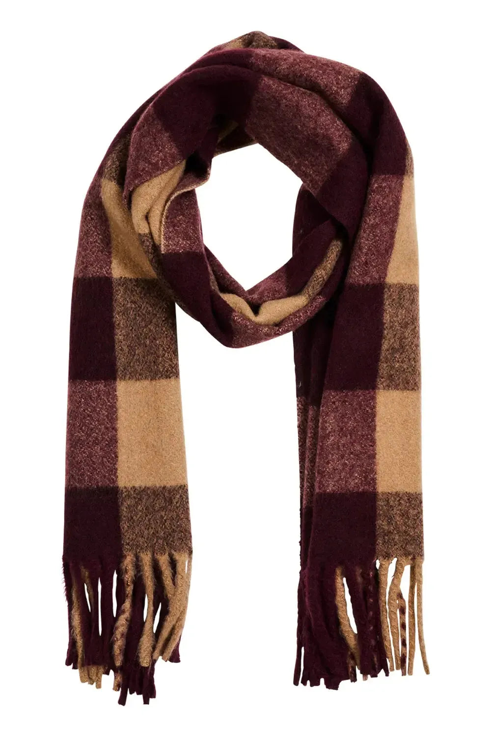 Zala Scarf - Mahogany-Scarves, Belts & Gloves-Eb & Ive-The Bay Room