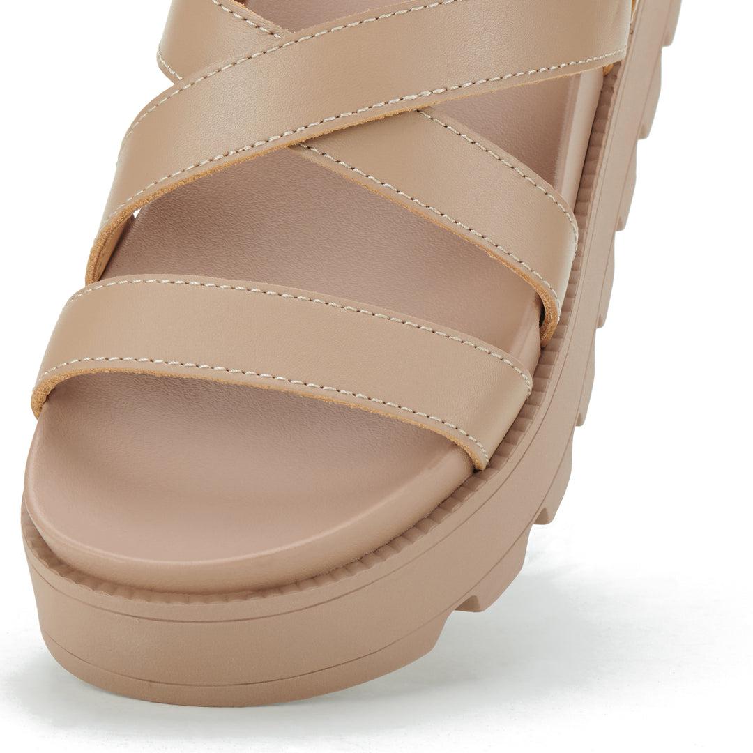 Zeze Wedge Multi All Latte-Footwear-Rollie-The Bay Room