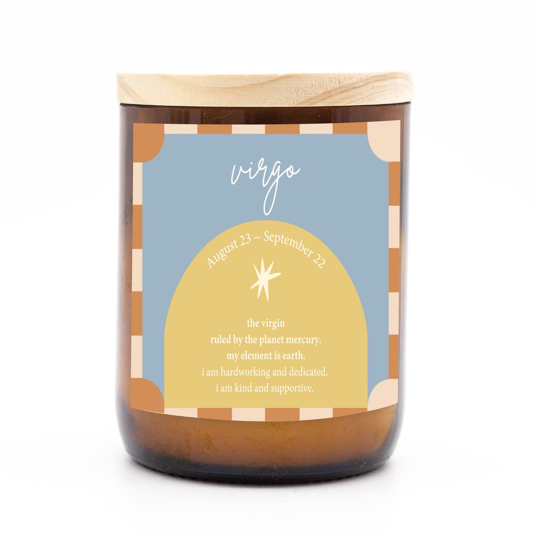Zodiac Colour Candle - Virgo-Candles & Fragrances-The Commonfolk Collective-Mali-The Bay Room