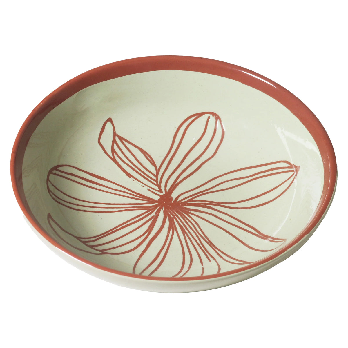 June's Daisy Bowl in Pear
