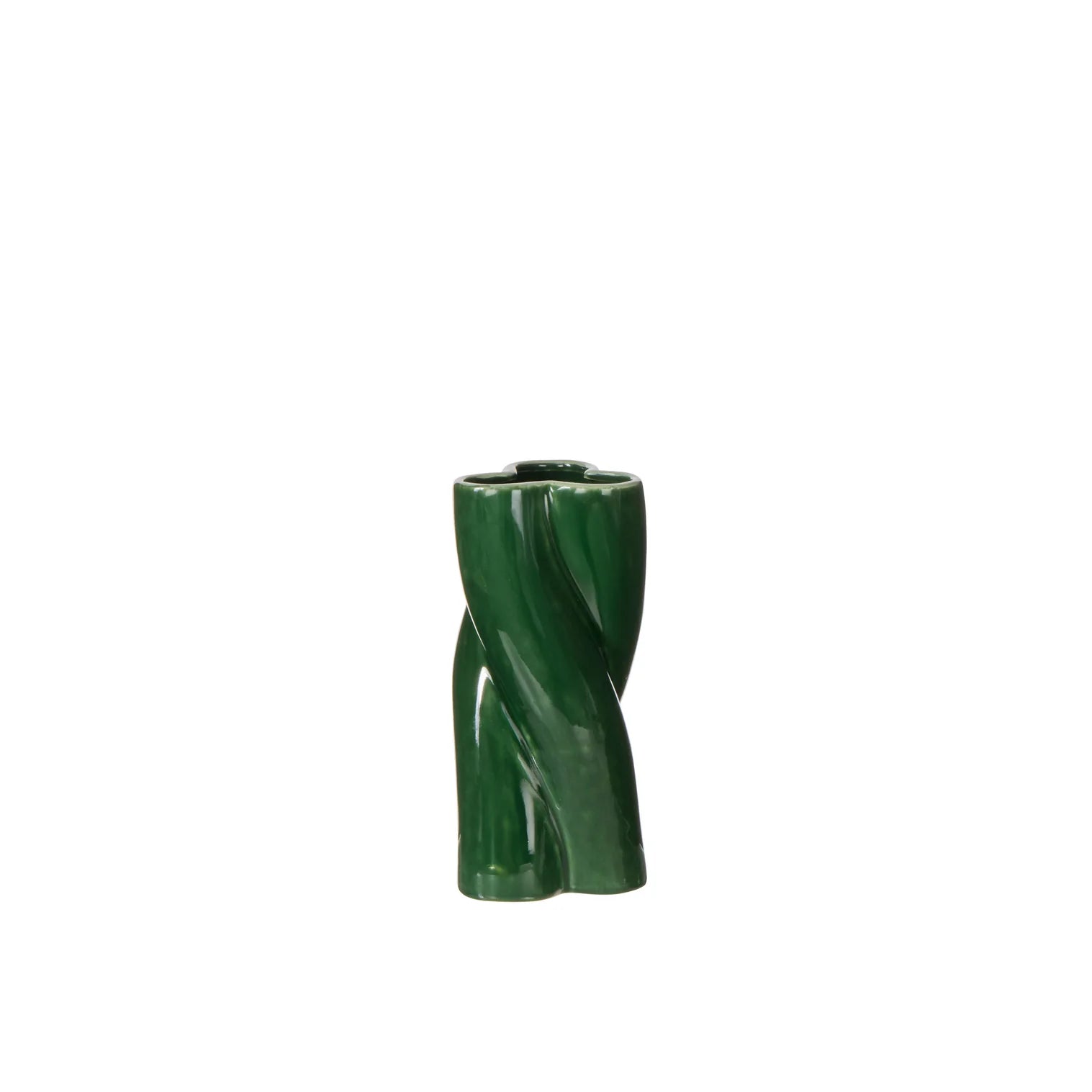 Rory Twist Vase 8.8x8.8x18.3cm Deep Green