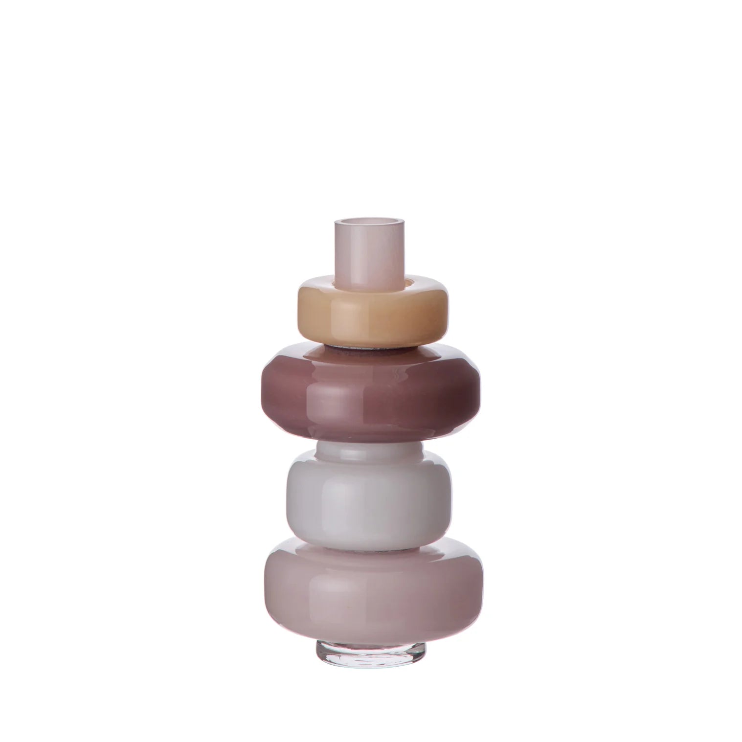 Tutti Vase Tonal Pinks 17x17x32cm