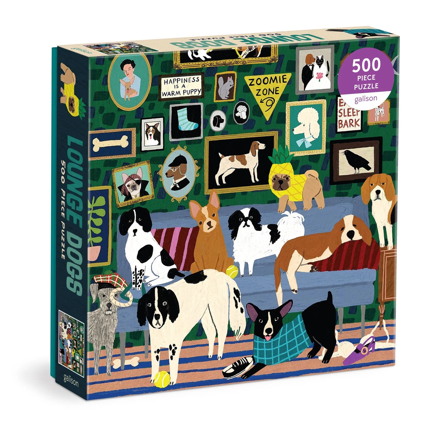 Lounge Dogs Puzzle 500pc