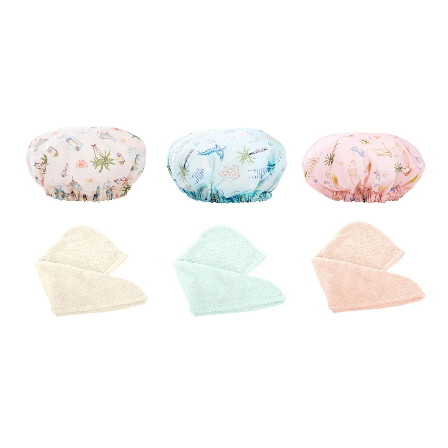 Shower Cap & Turban Set Sylvia Harvey Walker